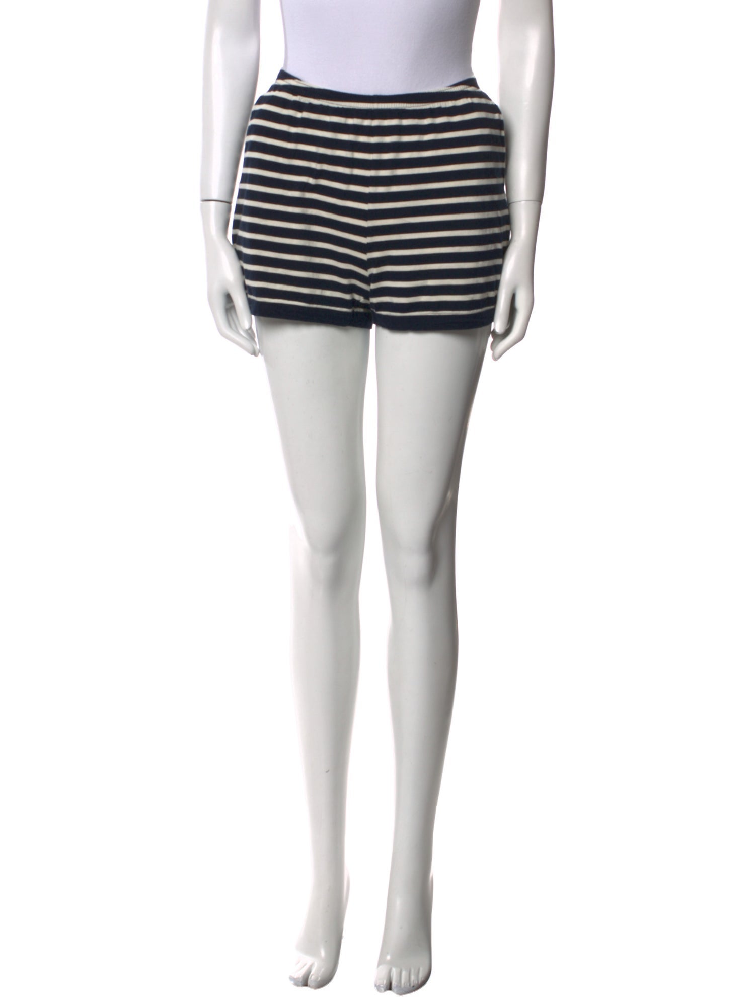 Kule Striped Mini Shorts