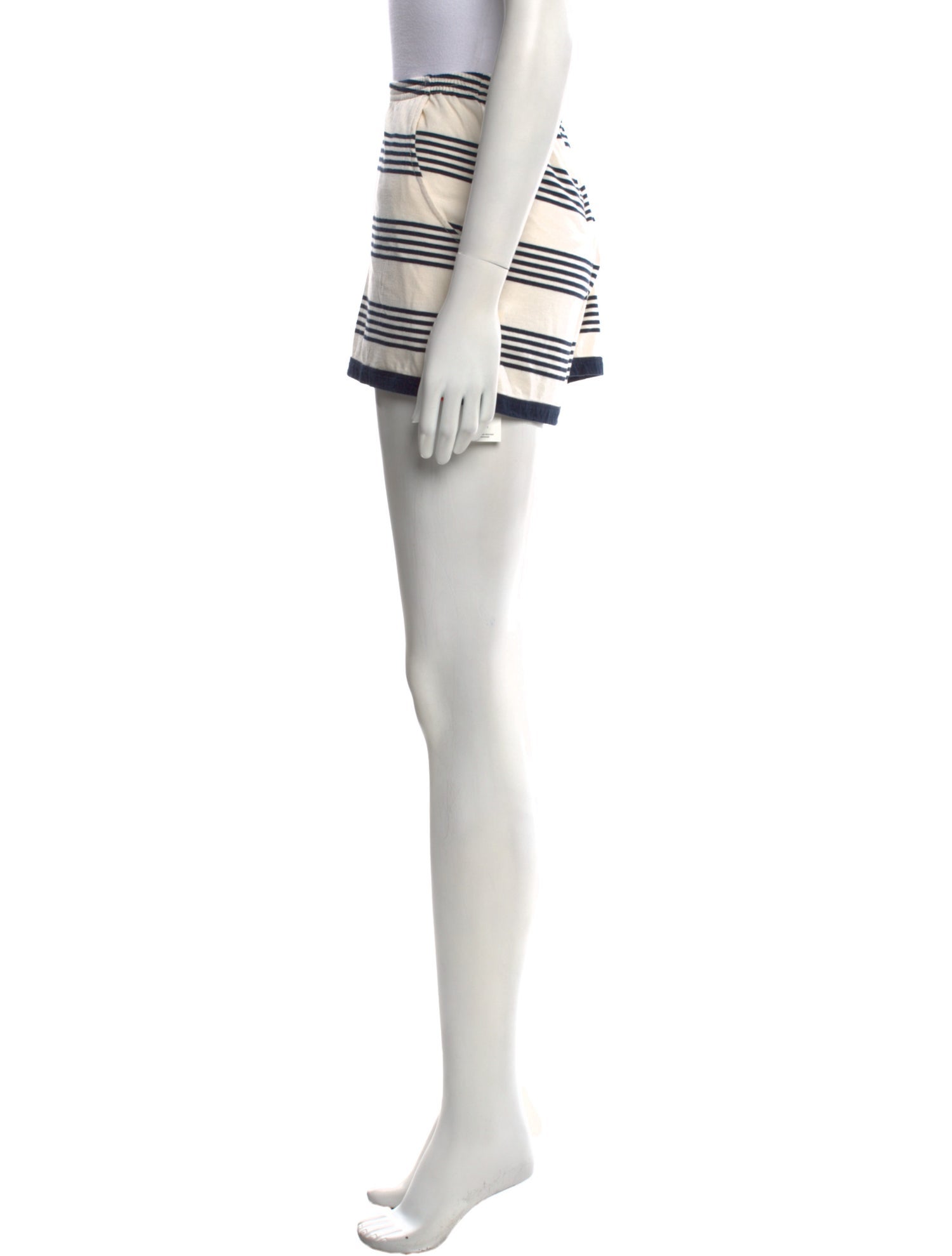 Kule Striped Mini Shorts