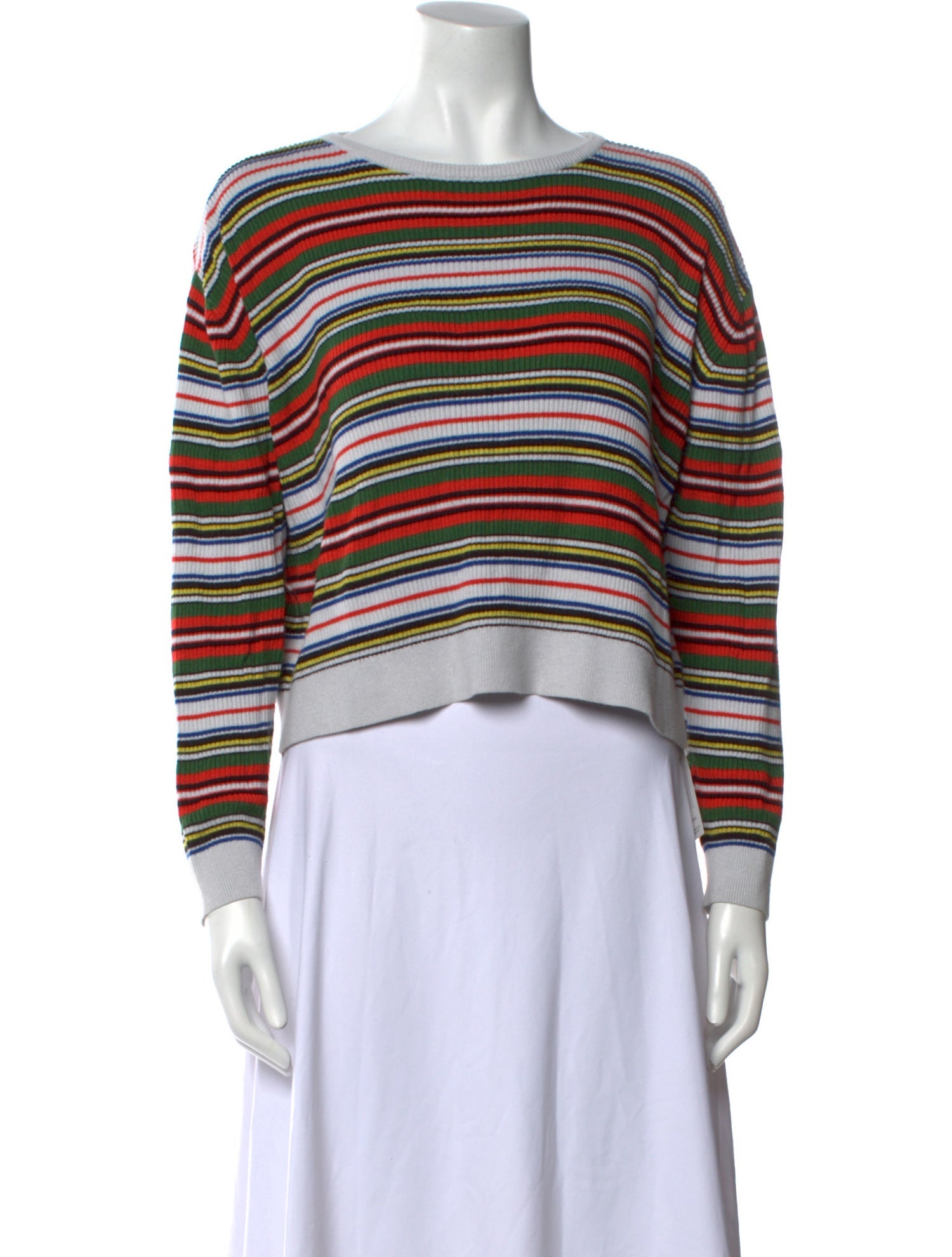 Kule Striped Bateau Neckline Sweater