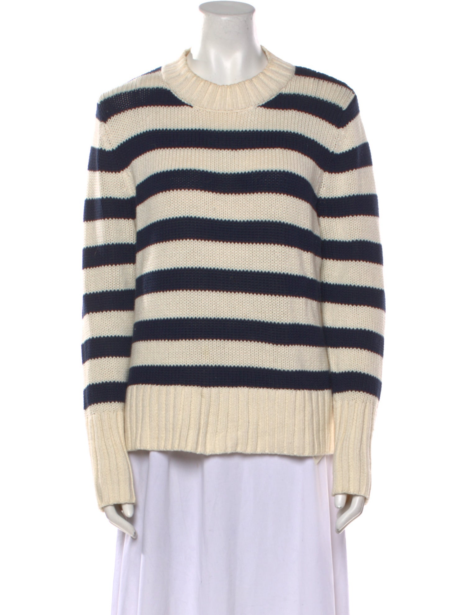 Kule Striped Crew Neck Sweater