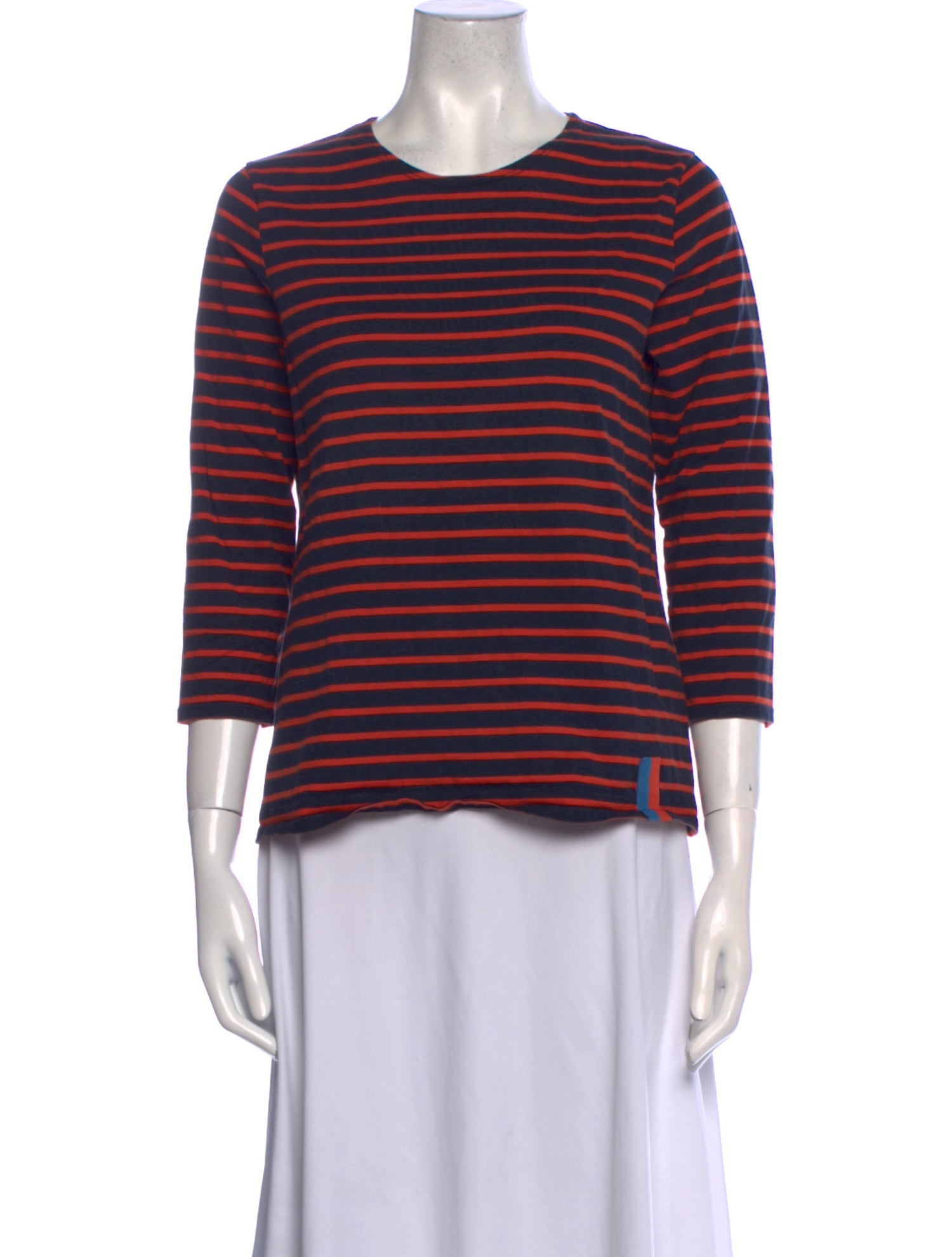 Kule Striped Crew Neck Top