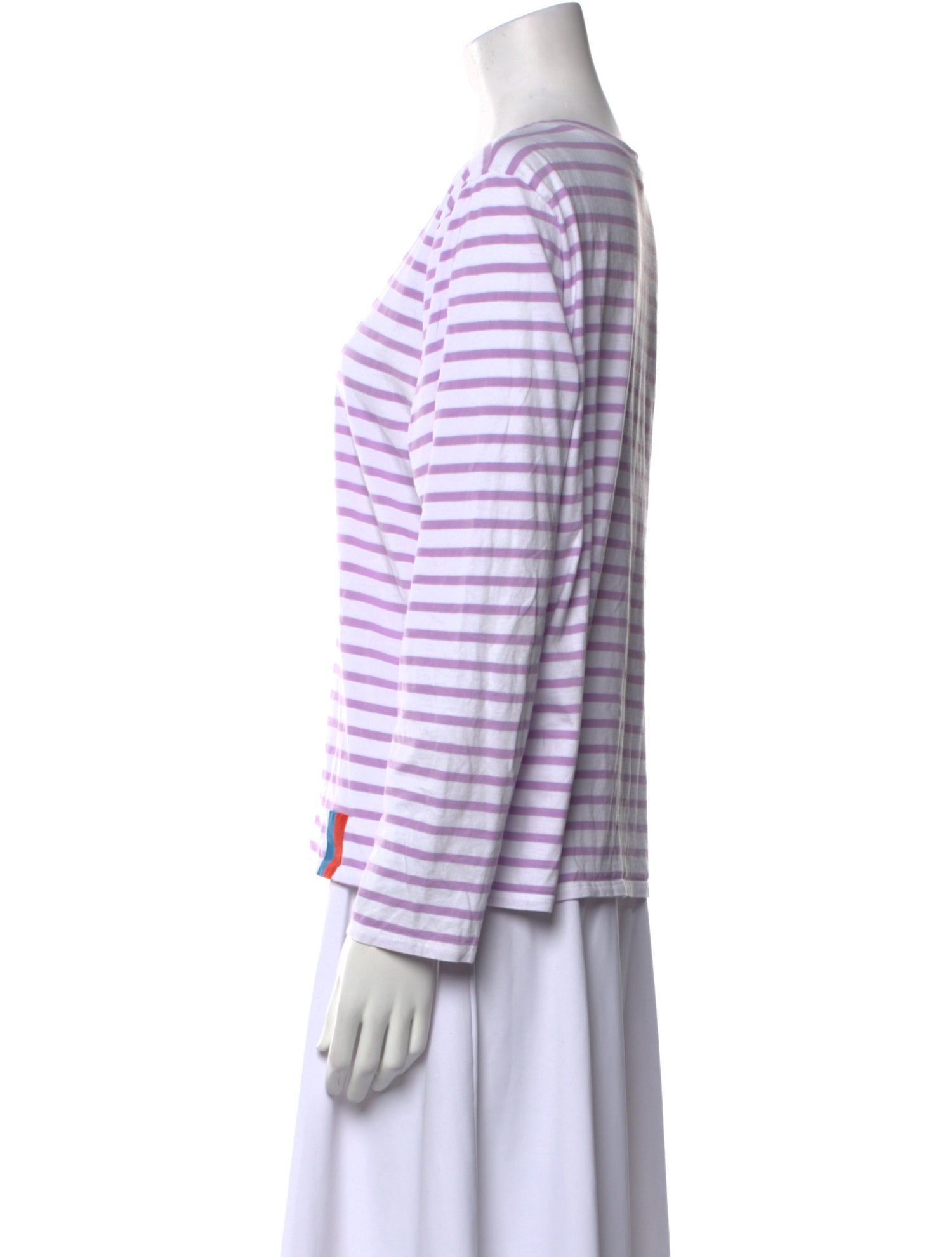 Kule Striped Crew Neck T-Shirt
