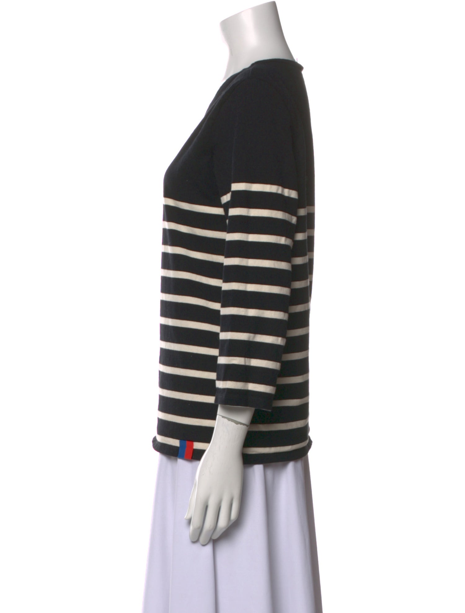 Kule Striped Scoop Neck Top