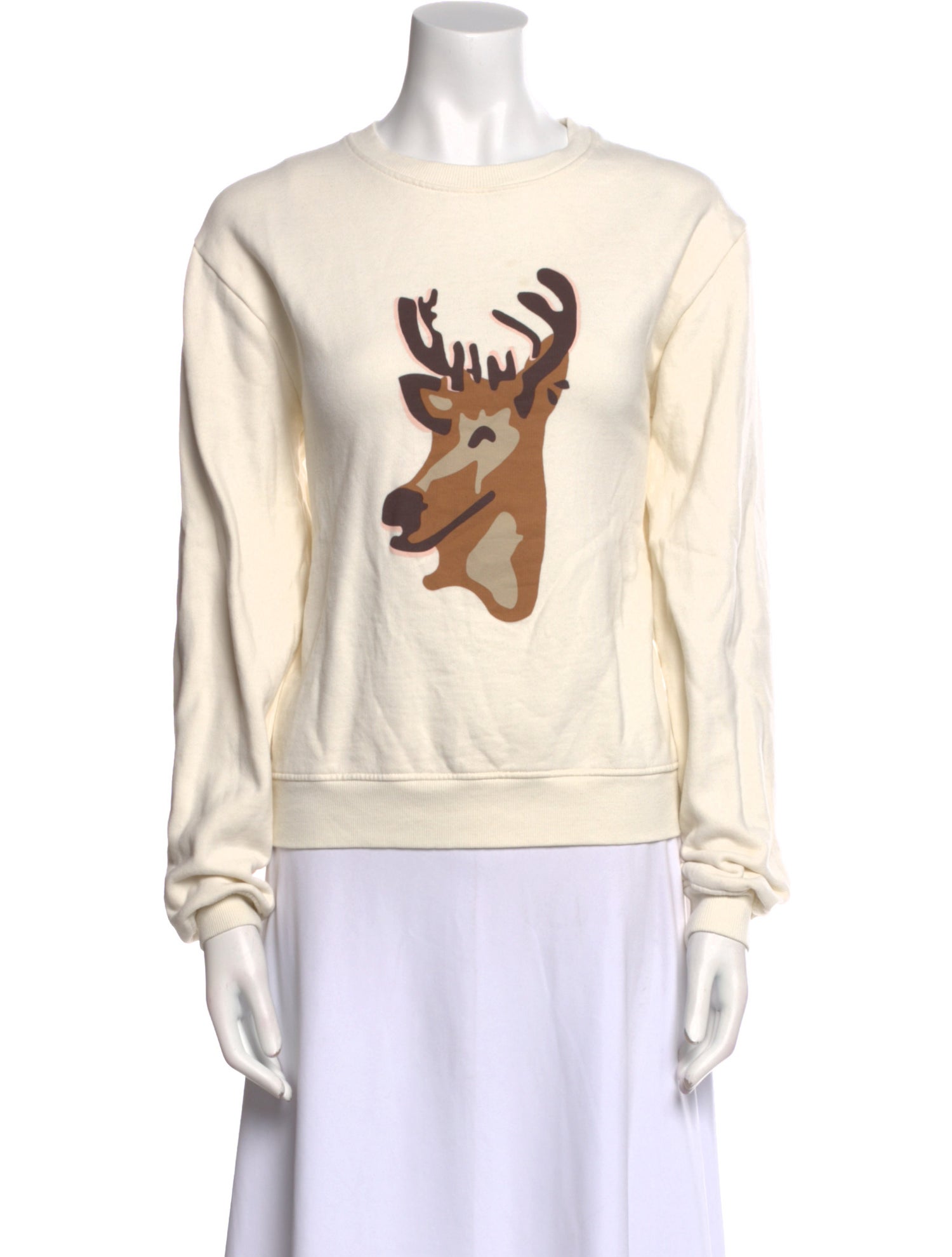 Kule Graphic Print Crew Neck Sweatshirt