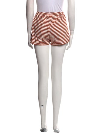 Kule Striped Mini Shorts