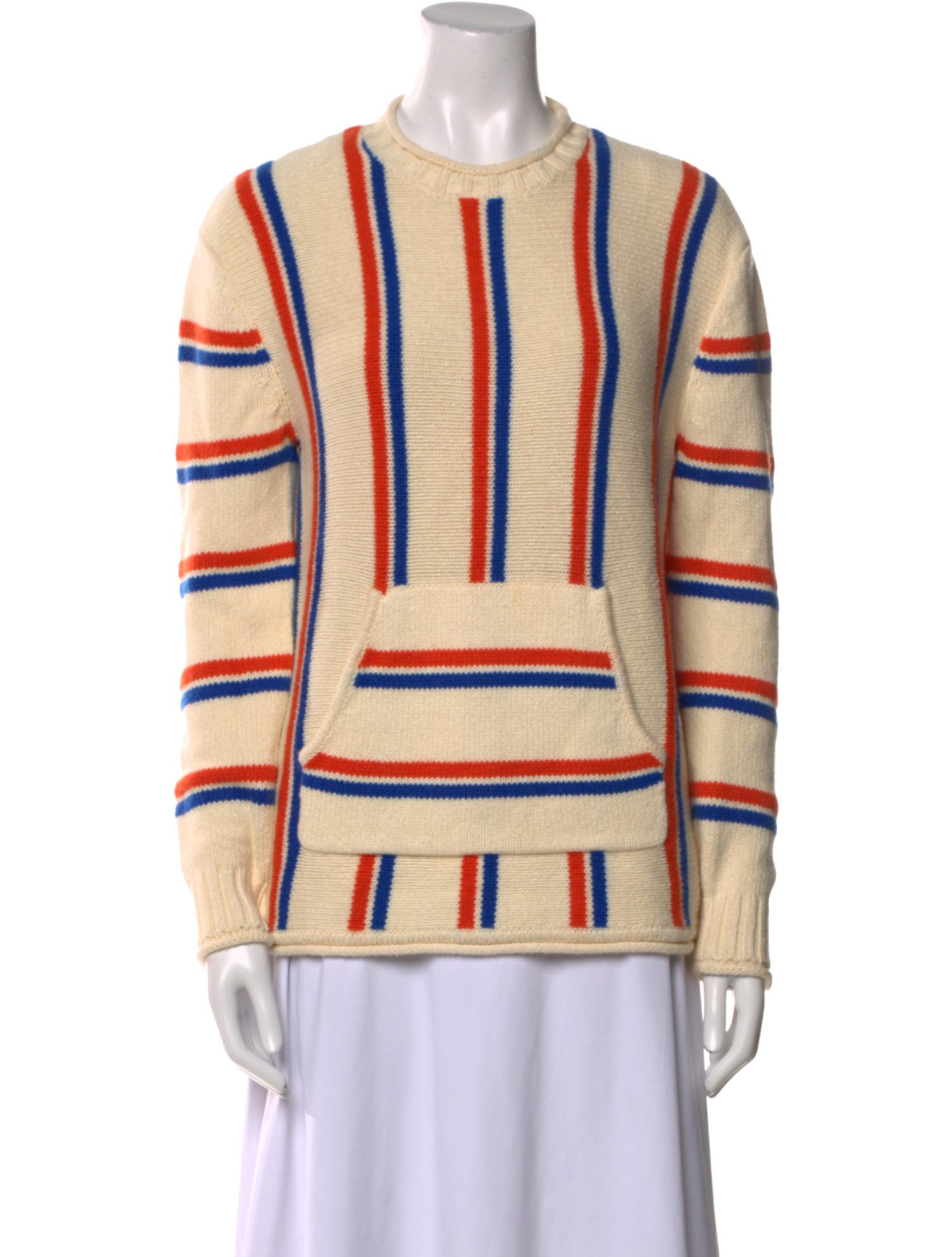 Kule Striped Crew Neck Sweater