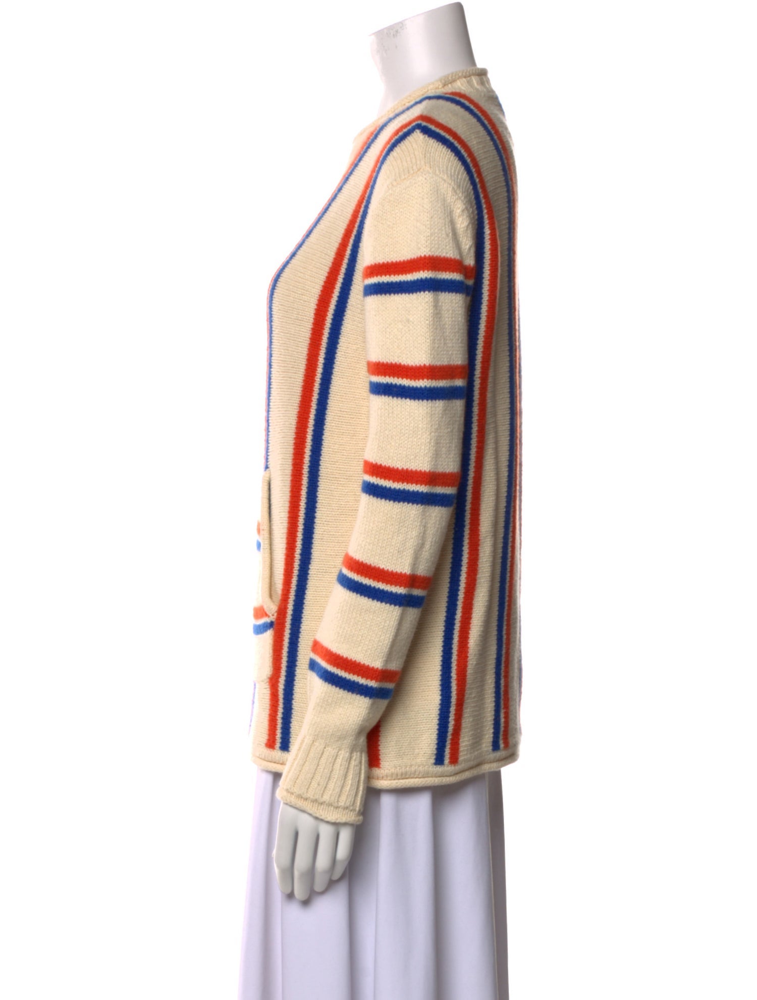 Kule Striped Crew Neck Sweater