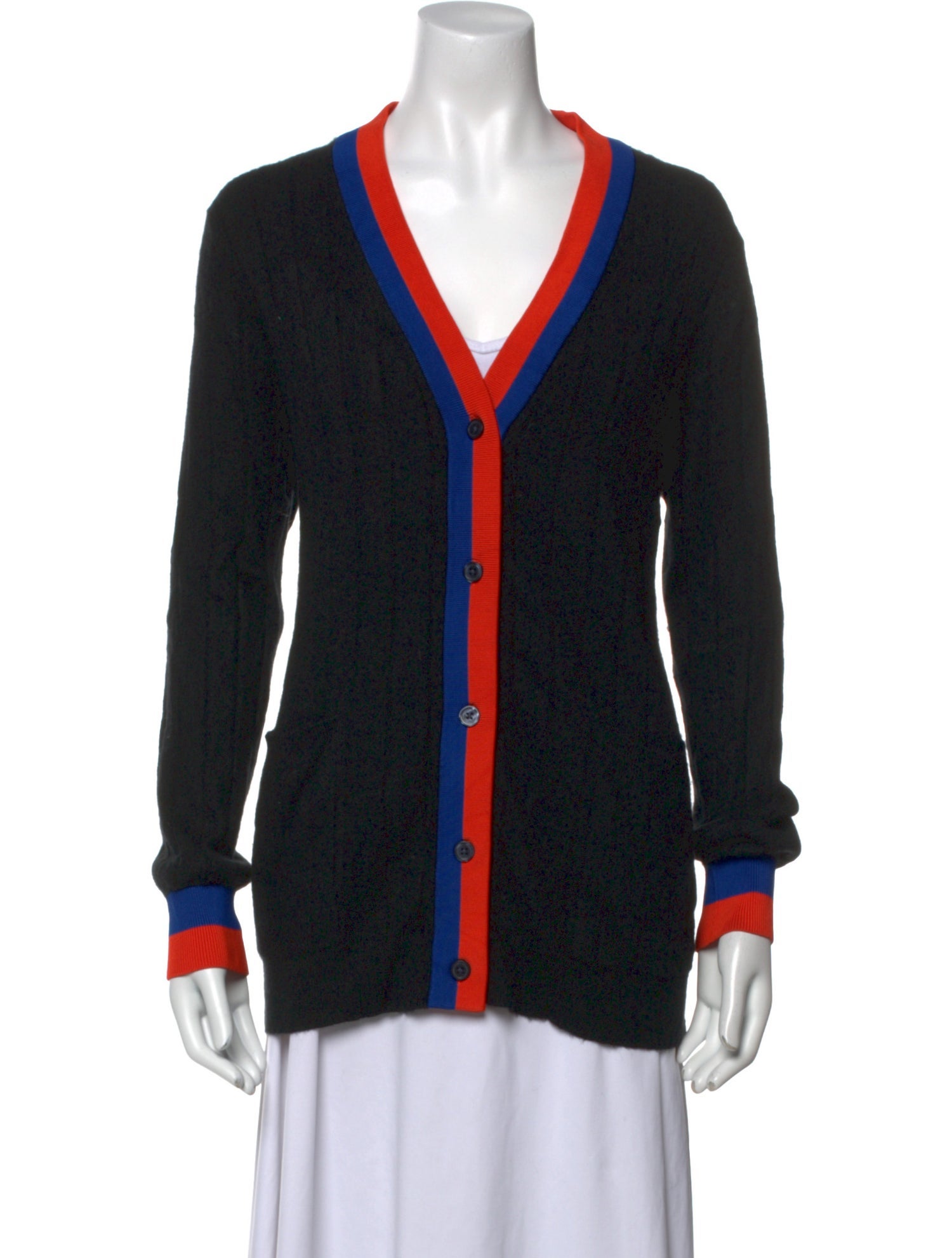 Kule Cashmere Colorblock Pattern Sweater