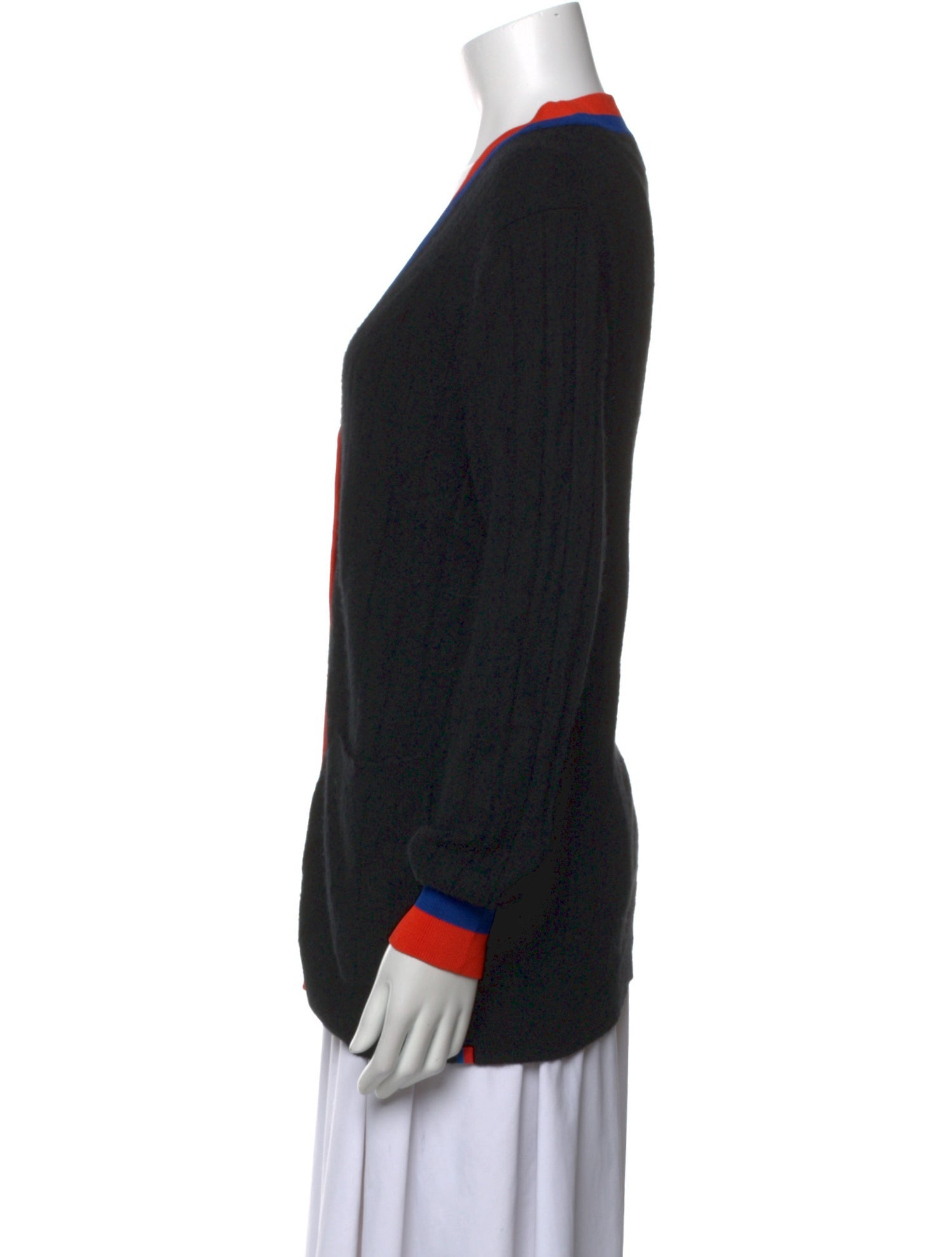 Kule Cashmere Colorblock Pattern Sweater