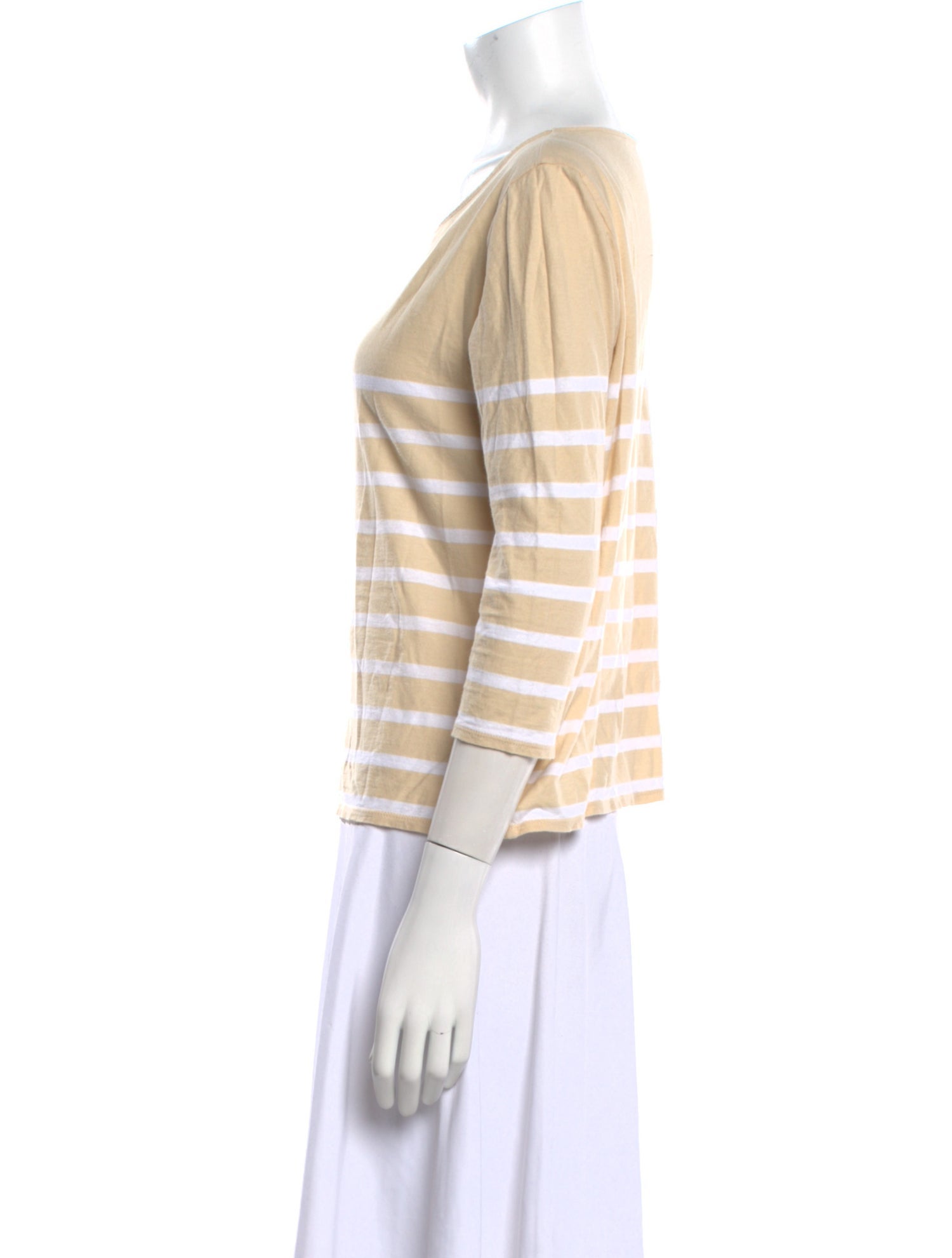 Kule Striped Scoop Neck Top