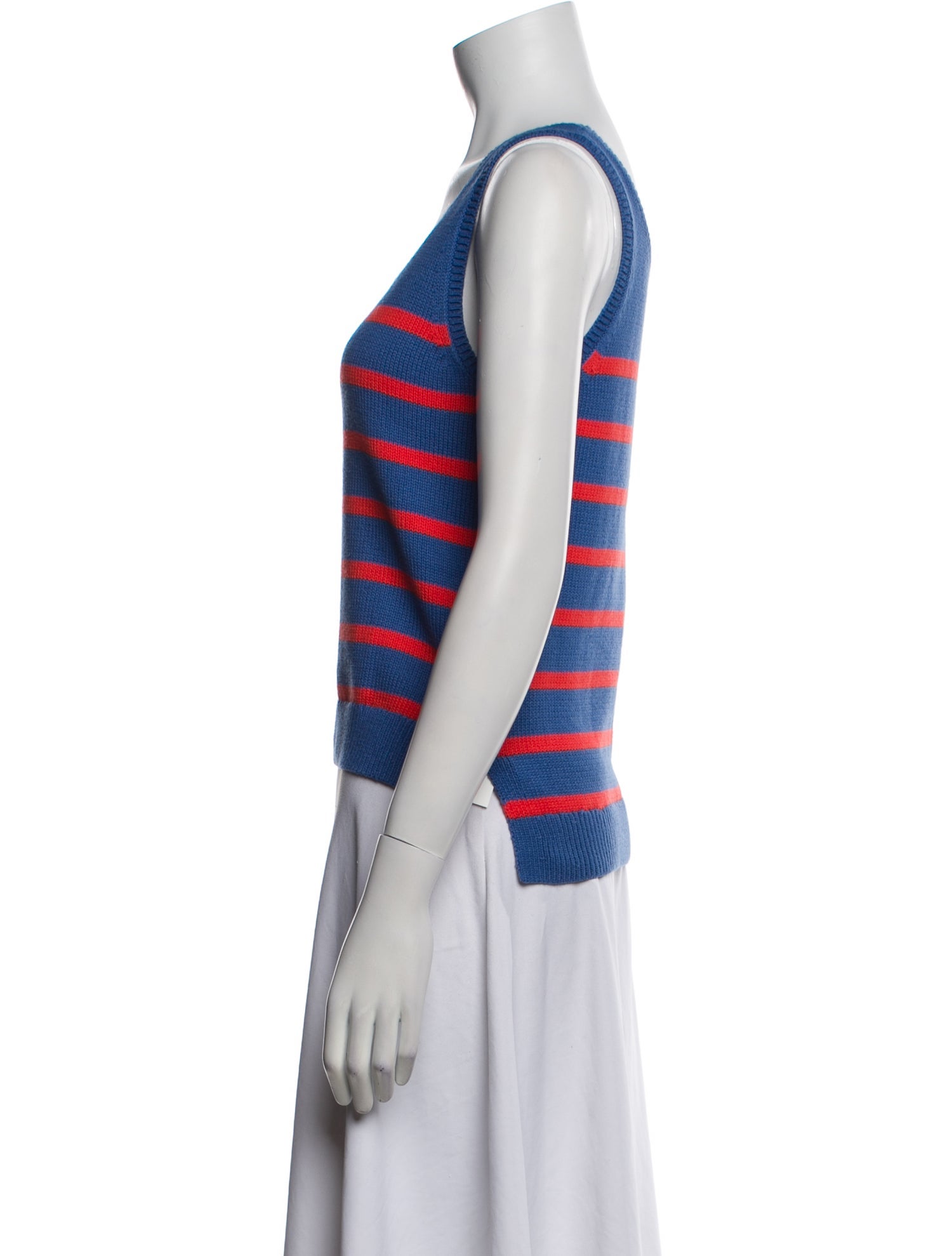 Kule Striped Scoop Neck Sweater
