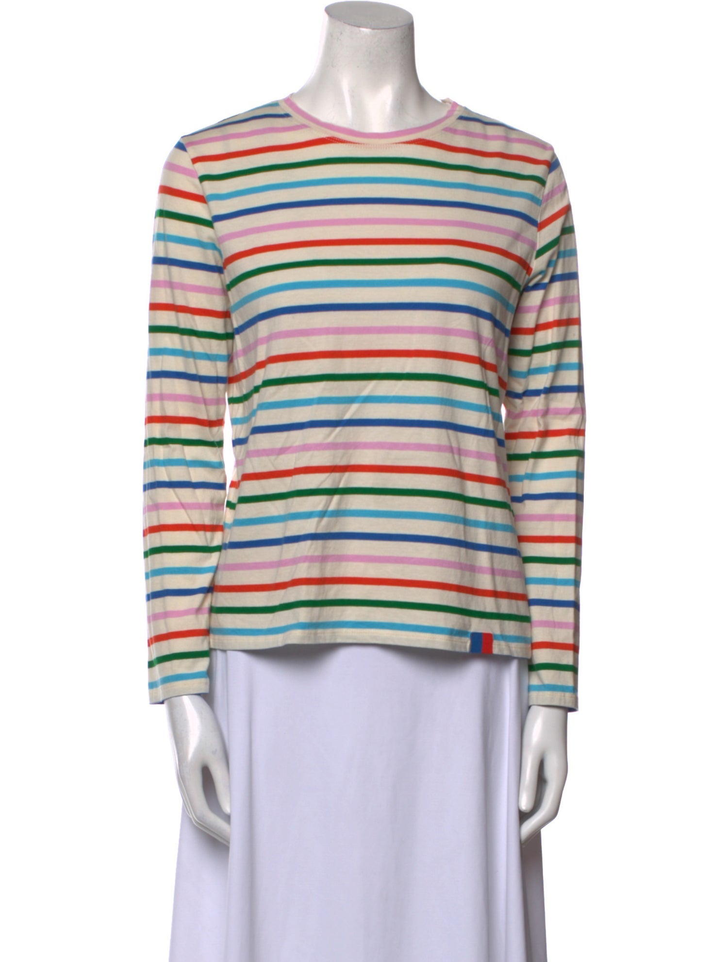 Kule Striped Crew Neck Top