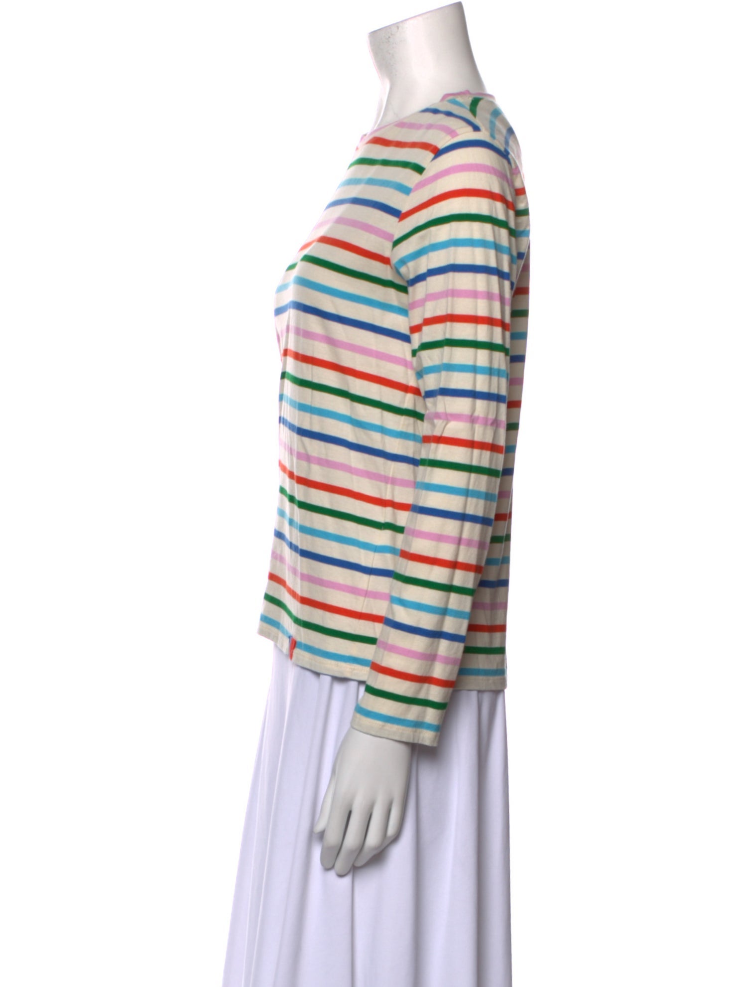 Kule Striped Crew Neck Top