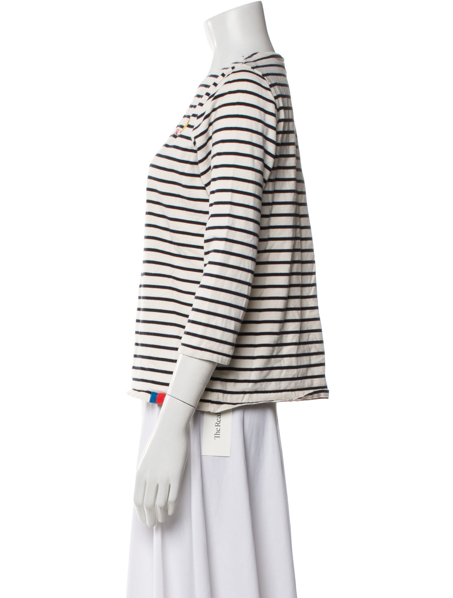 Kule Striped Crew Neck Top