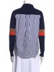 Kule Cashmere Colorblock Pattern Polo