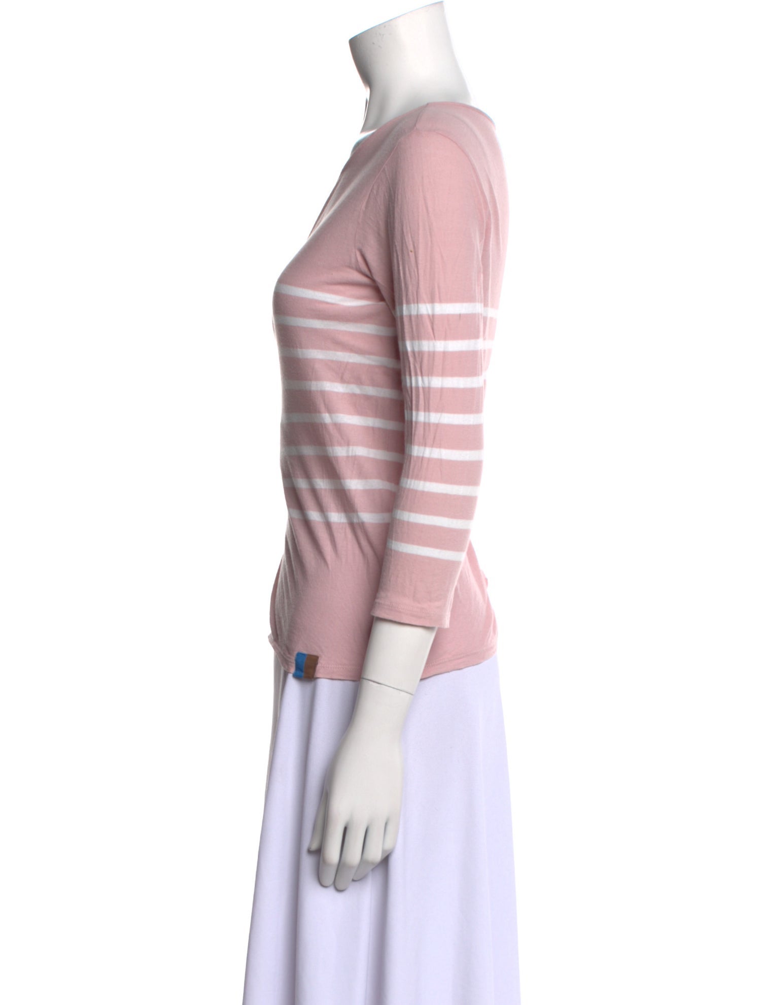 Kule Striped Bateau Neckline Top