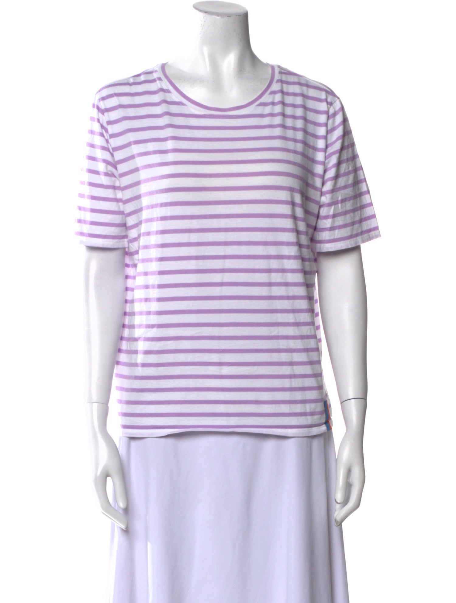 Kule Striped Scoop Neck T-Shirt