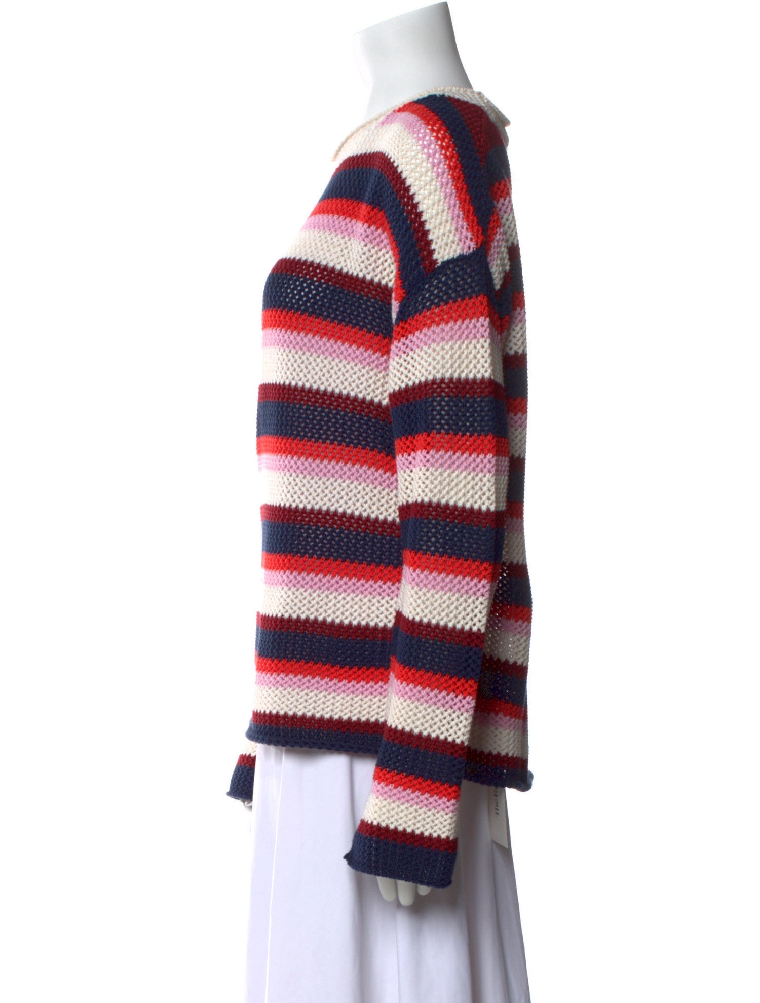 Kule Striped Scoop Neck Sweater