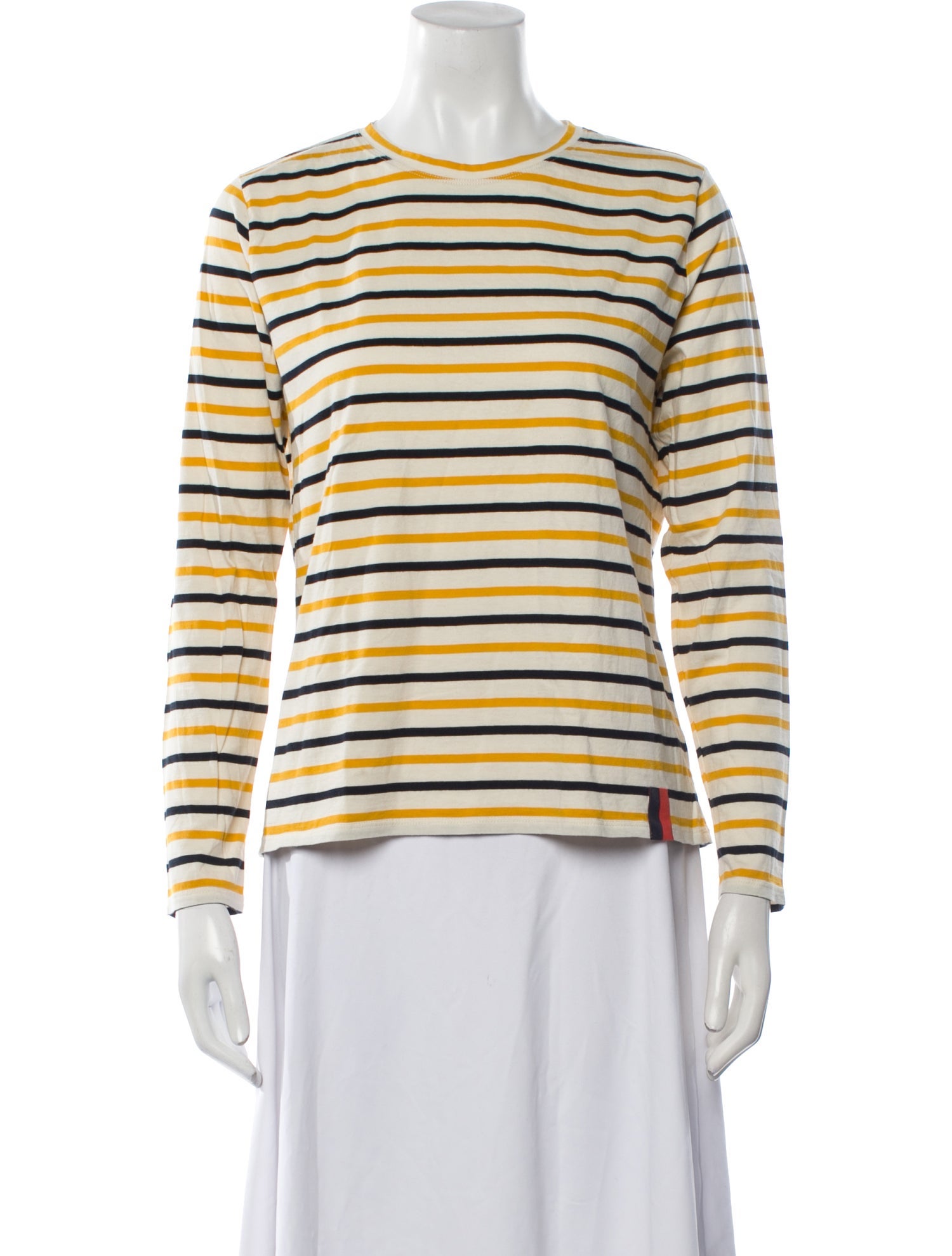 Kule Striped Crew Neck Top