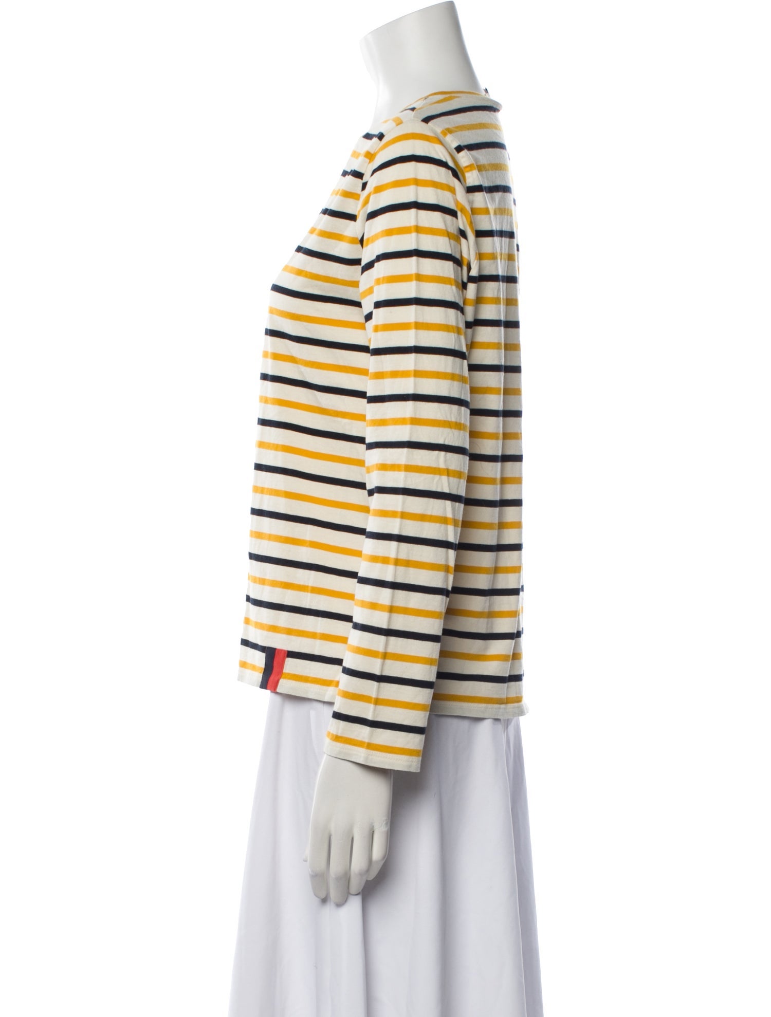 Kule Striped Crew Neck Top