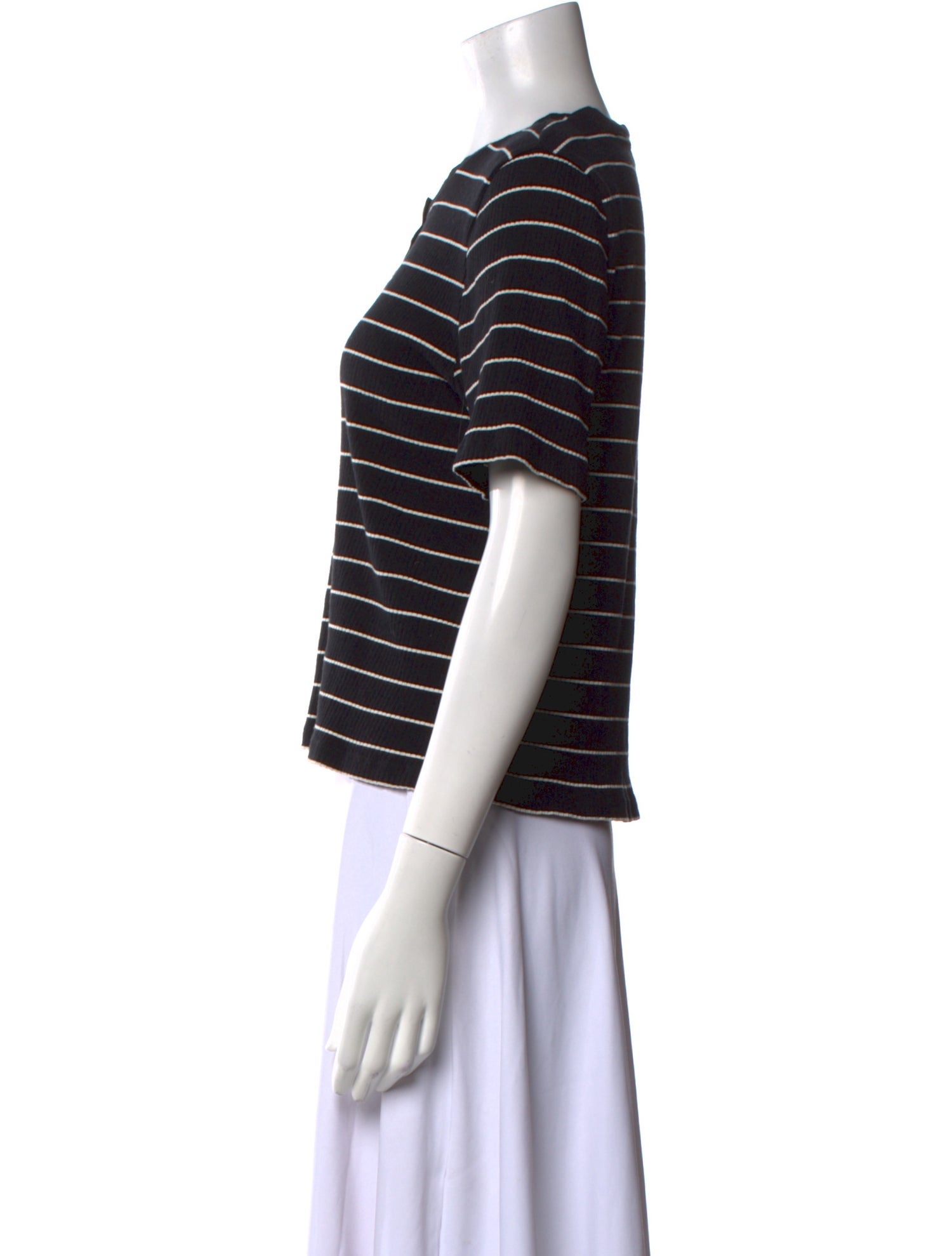 Kule Striped Crew Neck T-Shirt