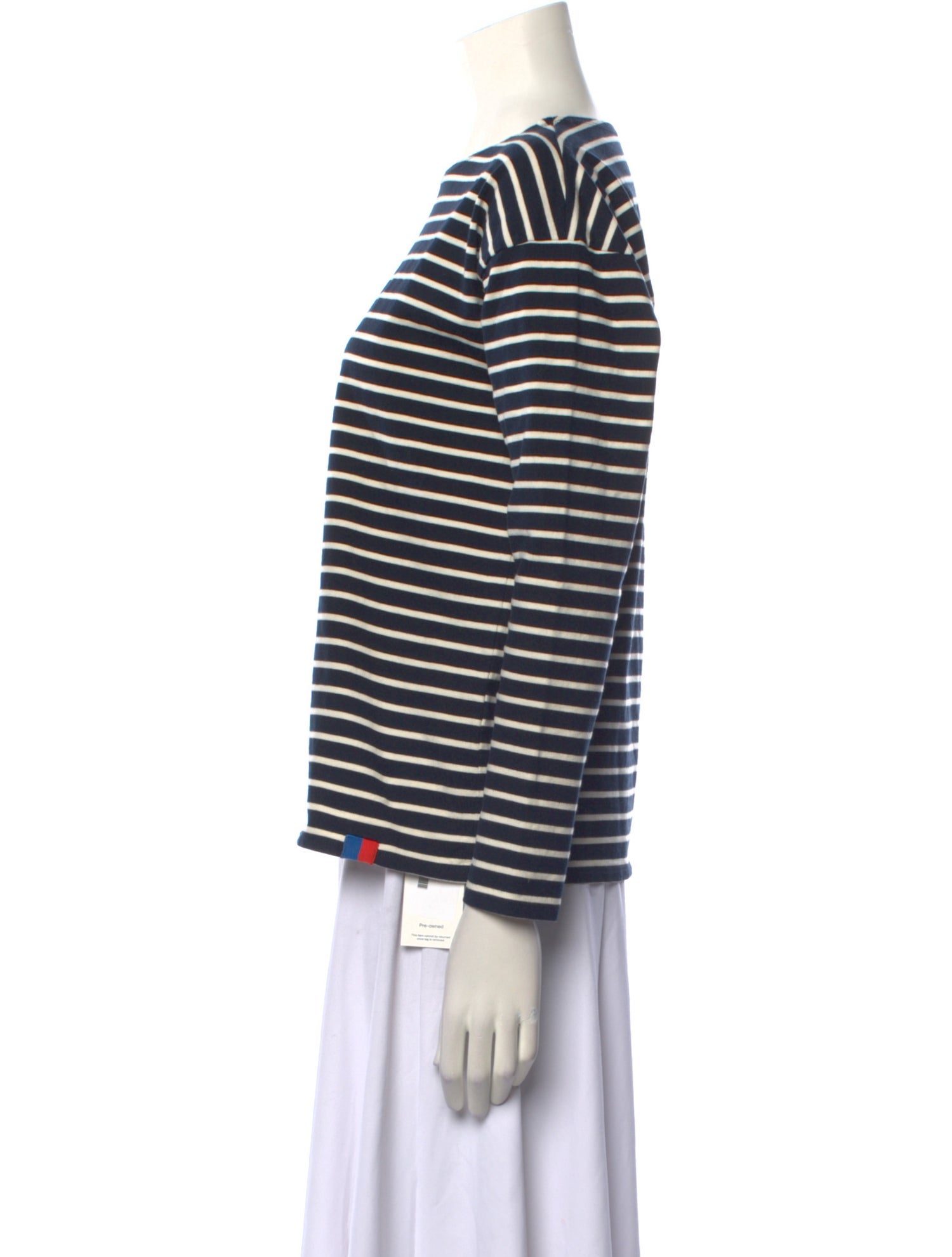 Kule Striped Crew Neck Top