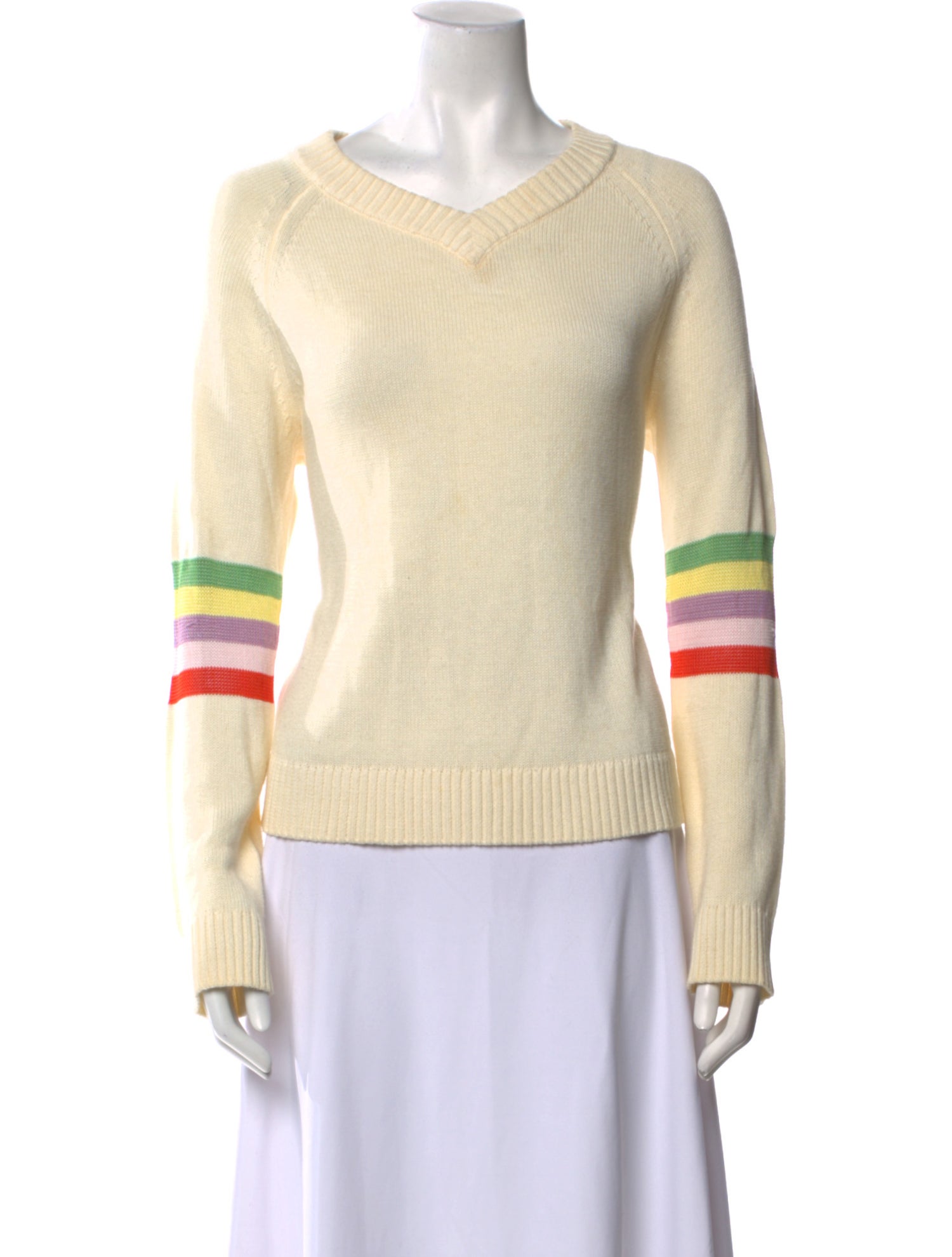 Kule Cashmere Graphic Print Sweater