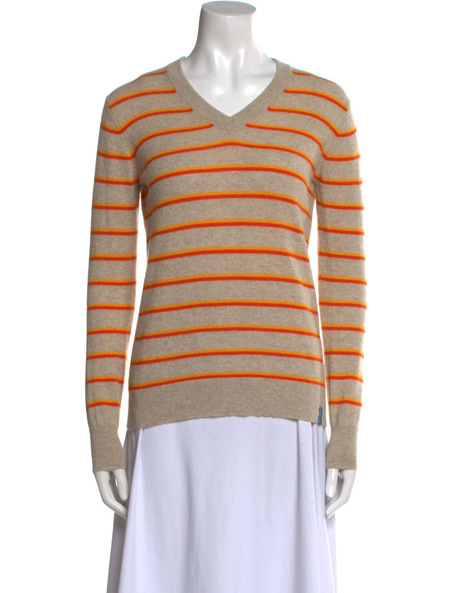 Kule Cashmere Striped Sweater