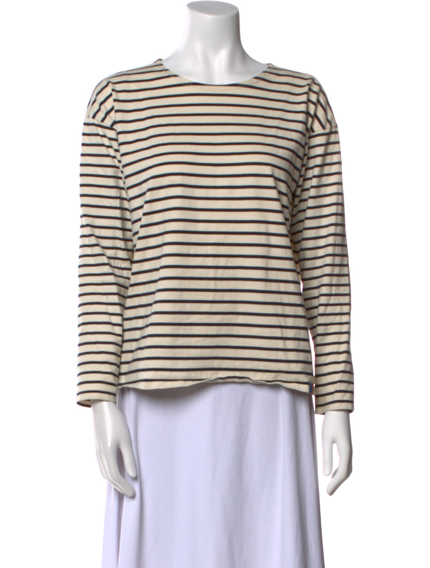 Kule Striped Bateau Neckline Top