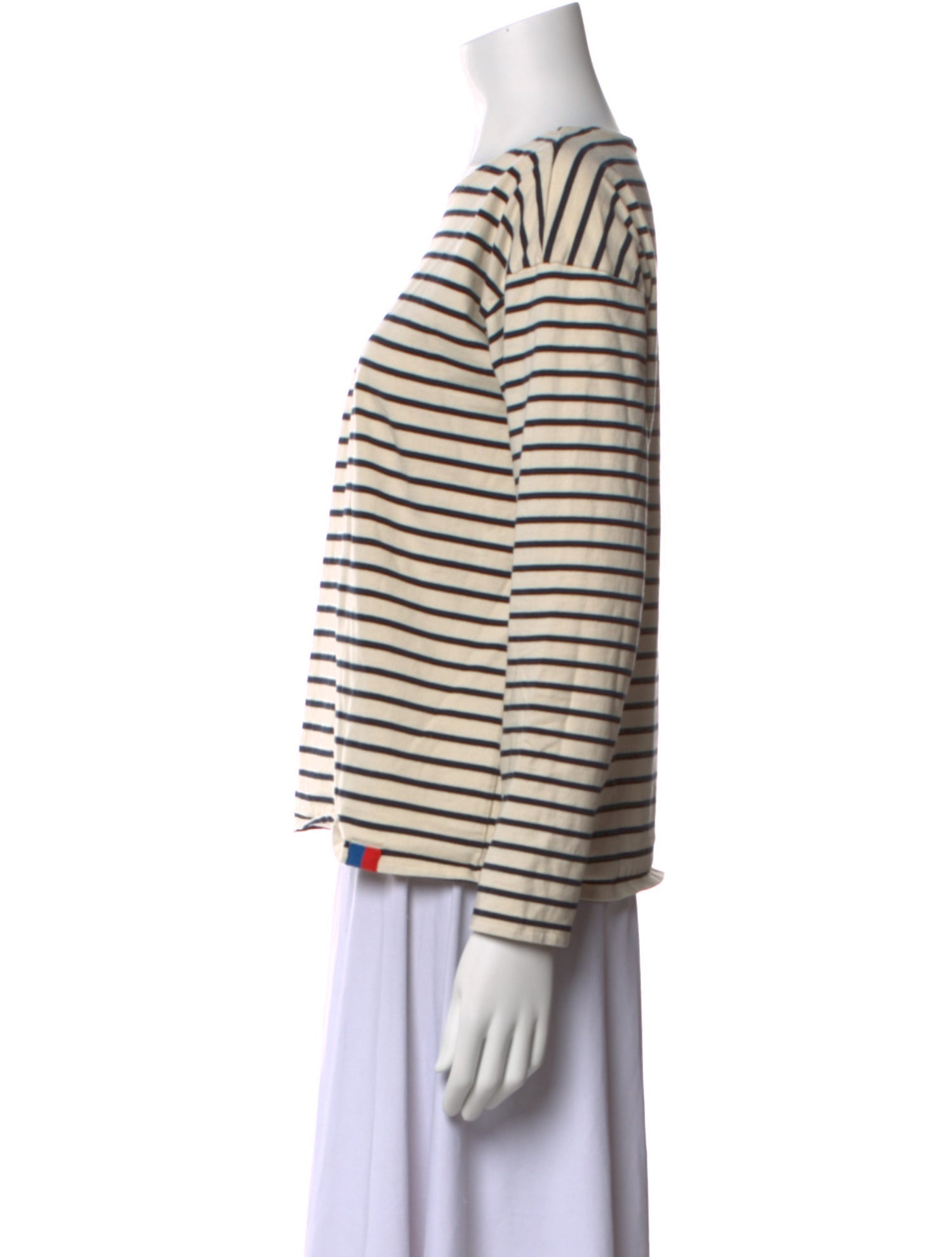 Kule Striped Bateau Neckline Top