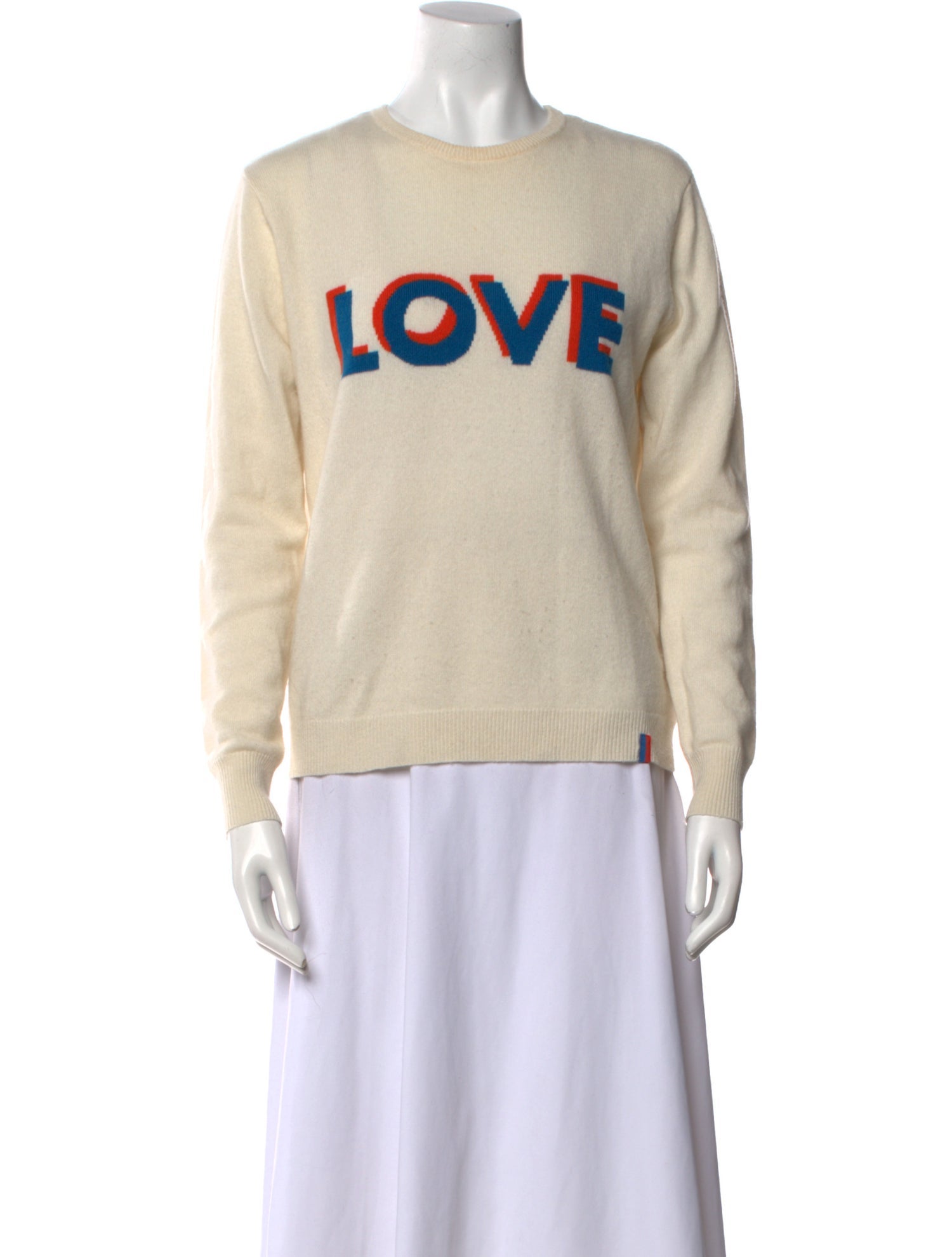 Kule Cashmere Graphic Print Sweater