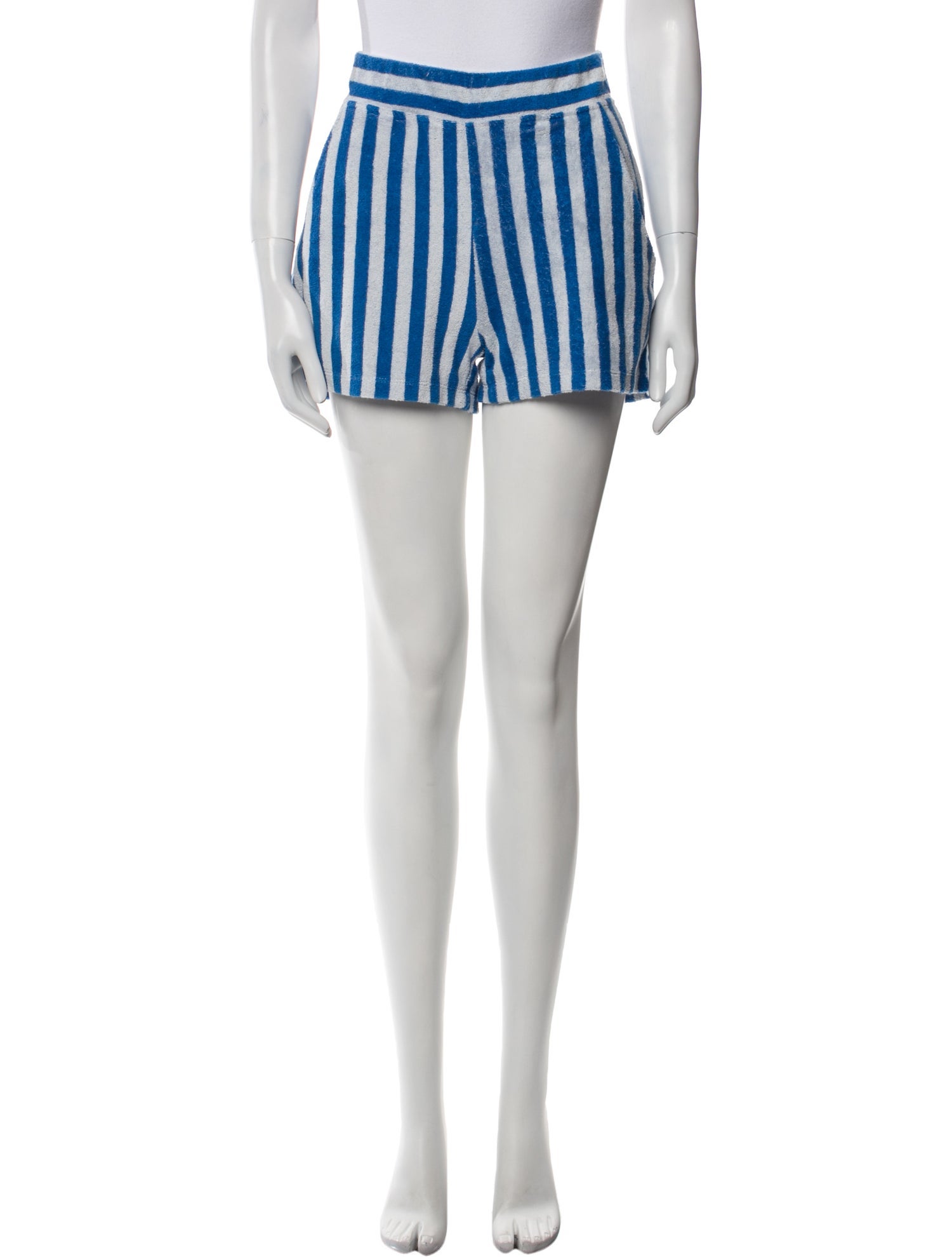 Kule Striped Mini Shorts