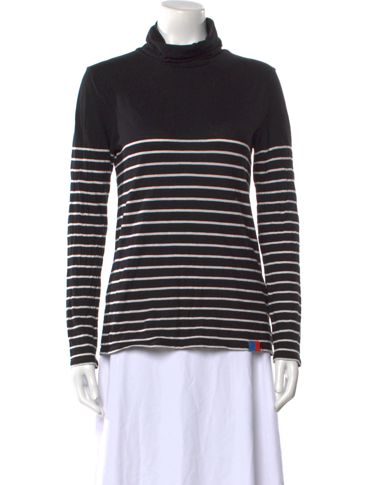 Kule Striped Turtleneck Top