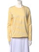 Kule Striped Crew Neck Top