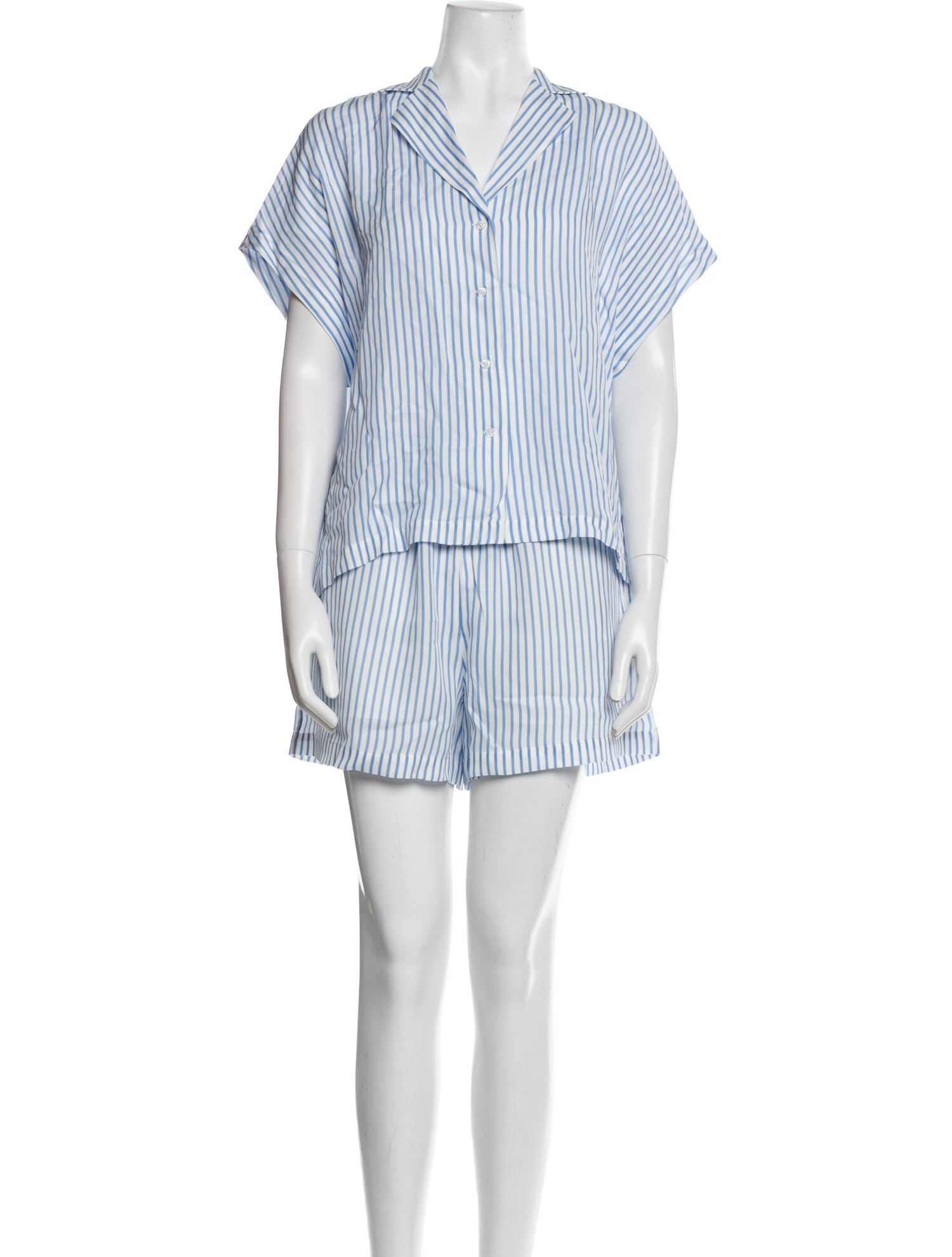 Kule Silk Striped Short Set w/ Tags