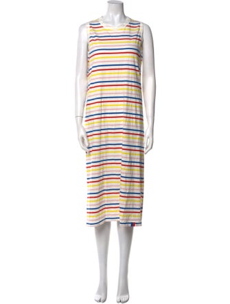 Kule Striped Midi Length Dress
