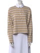 Kule Striped Long Sleeve Polo