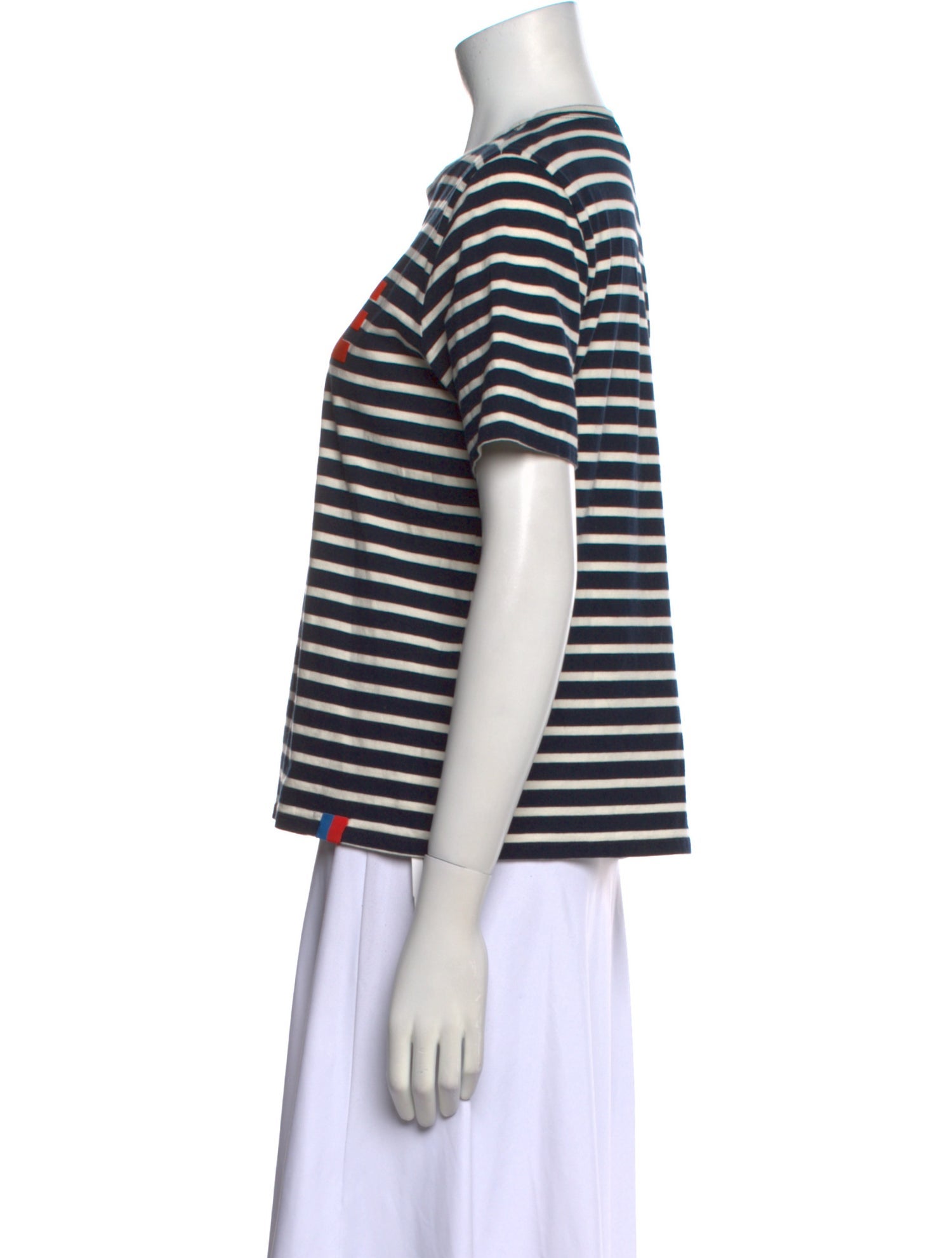 Kule Striped Crew Neck T-Shirt
