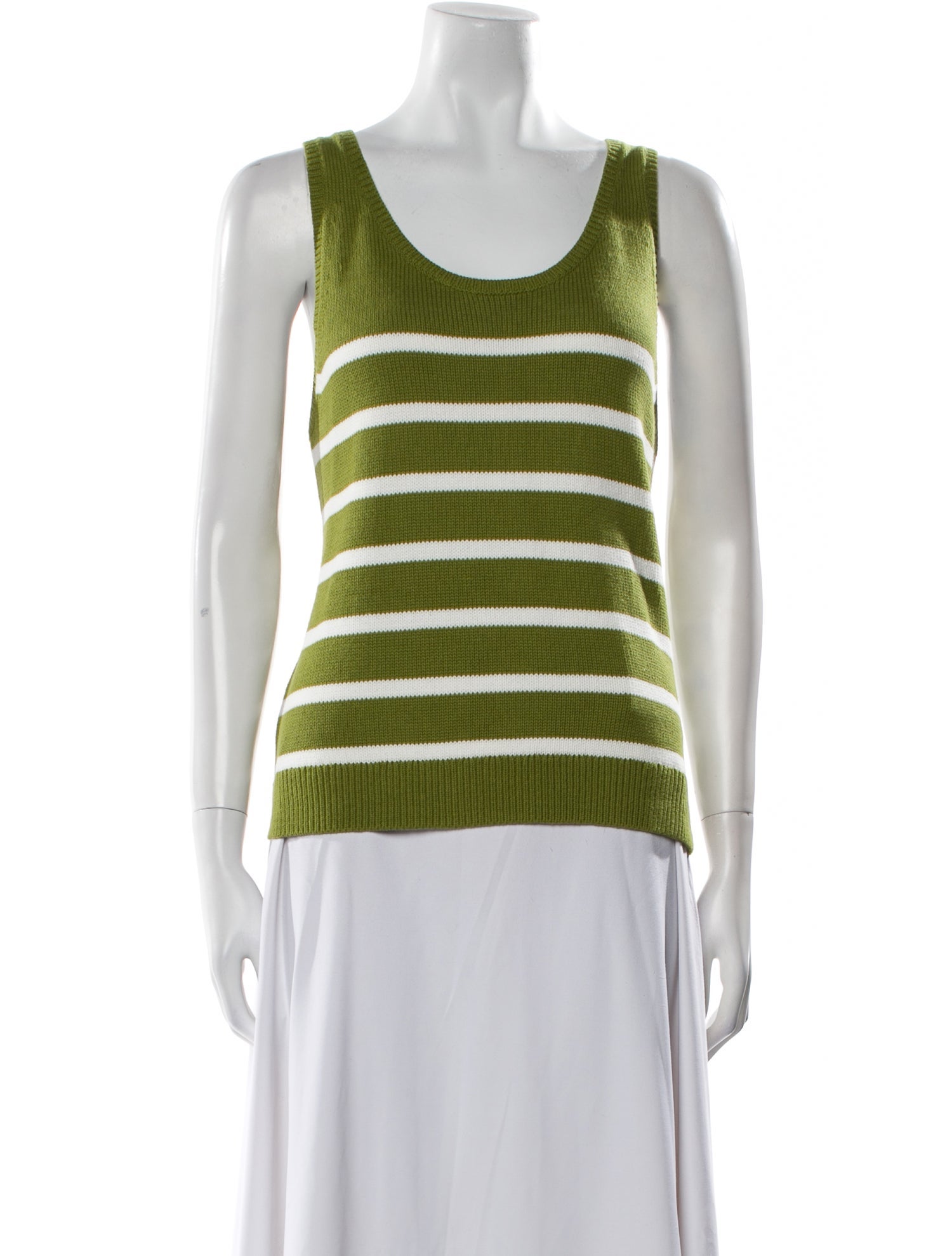 Kule Striped Scoop Neck Sweater