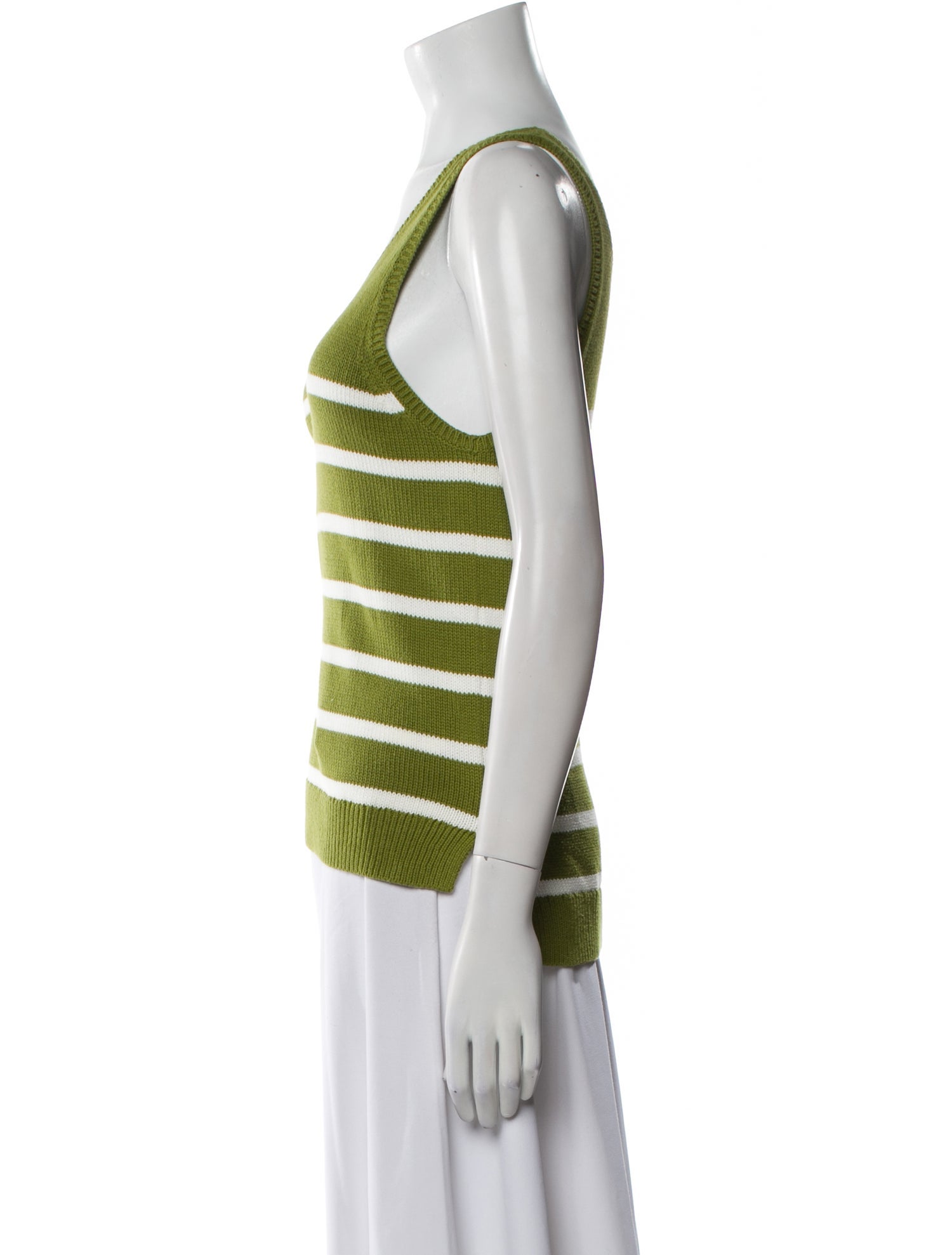 Kule Striped Scoop Neck Sweater