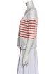 Kule Striped Scoop Neck Top