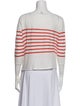 Kule Striped Scoop Neck Top