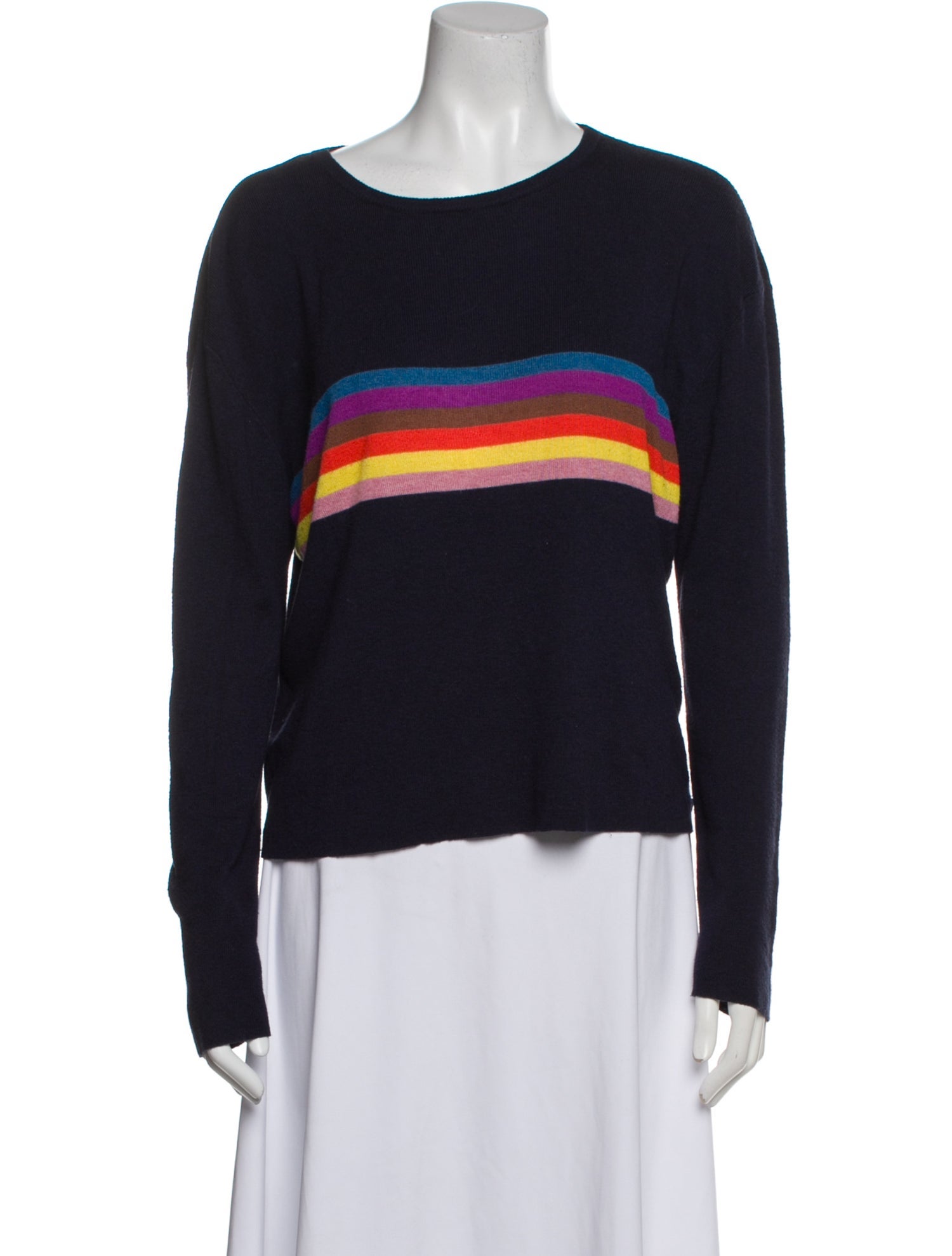 Kule Striped Bateau Neckline Sweater