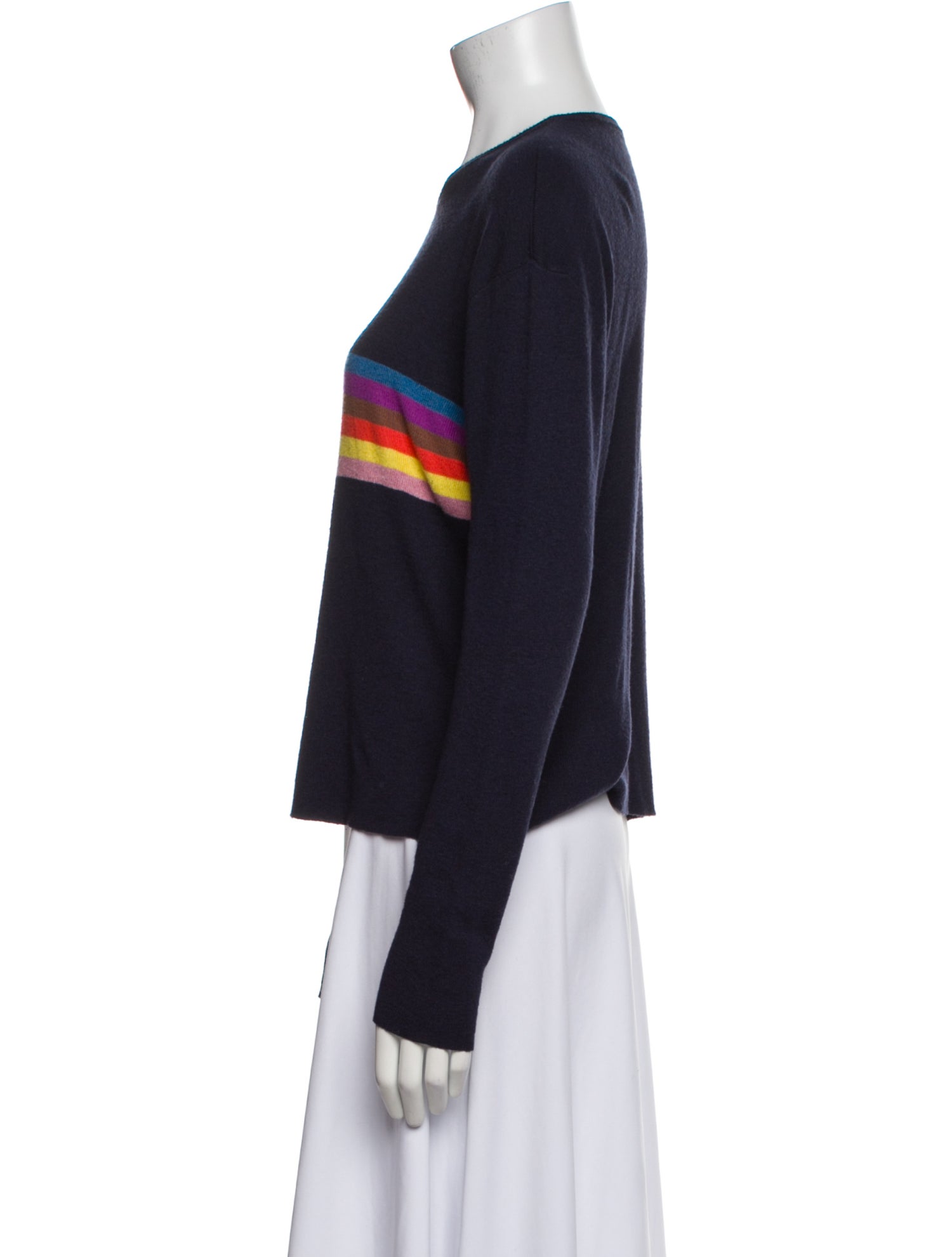 Kule Striped Bateau Neckline Sweater