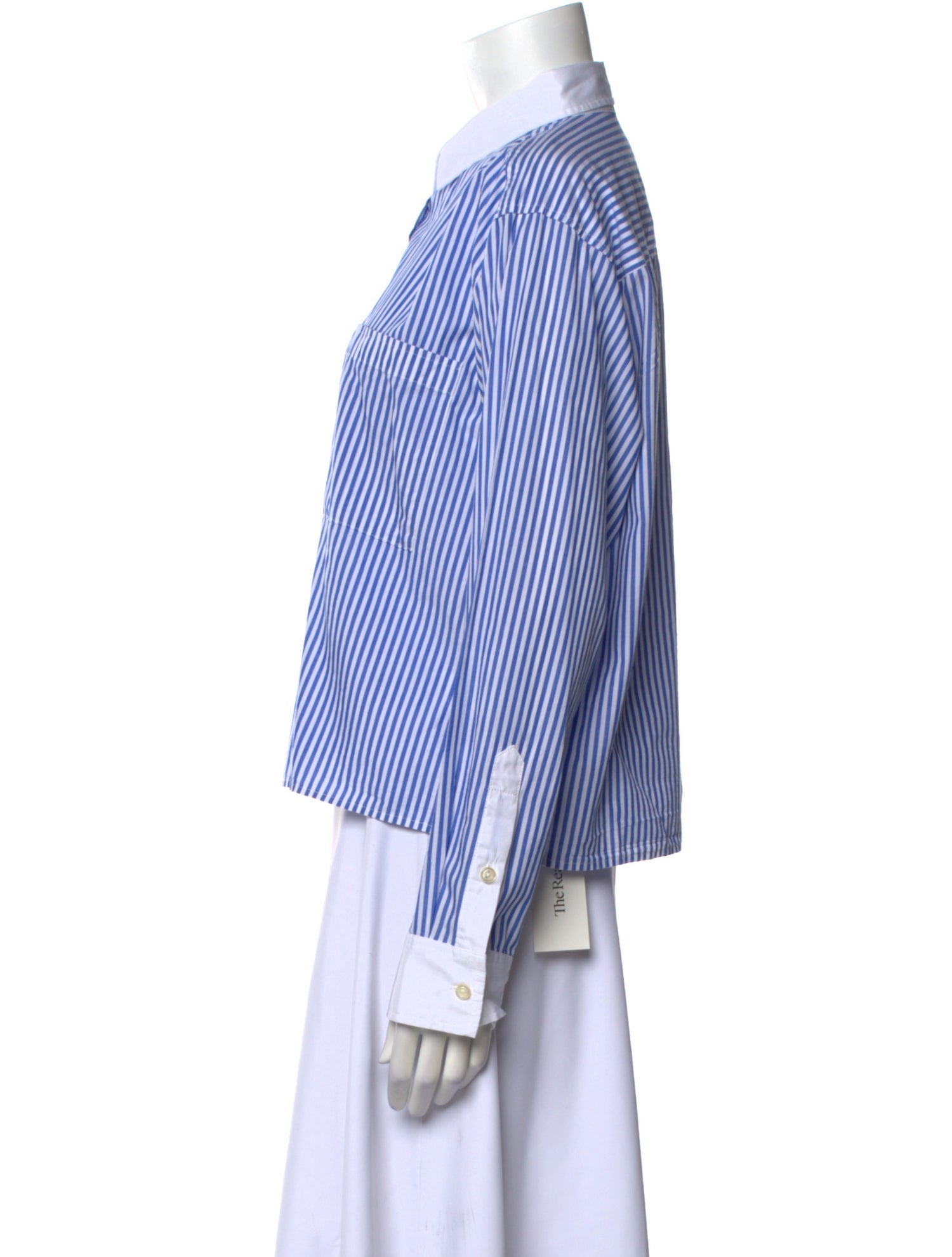 Kule Striped Long Sleeve Button-Up Top