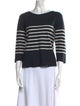 Kule Striped Bateau Neckline Top