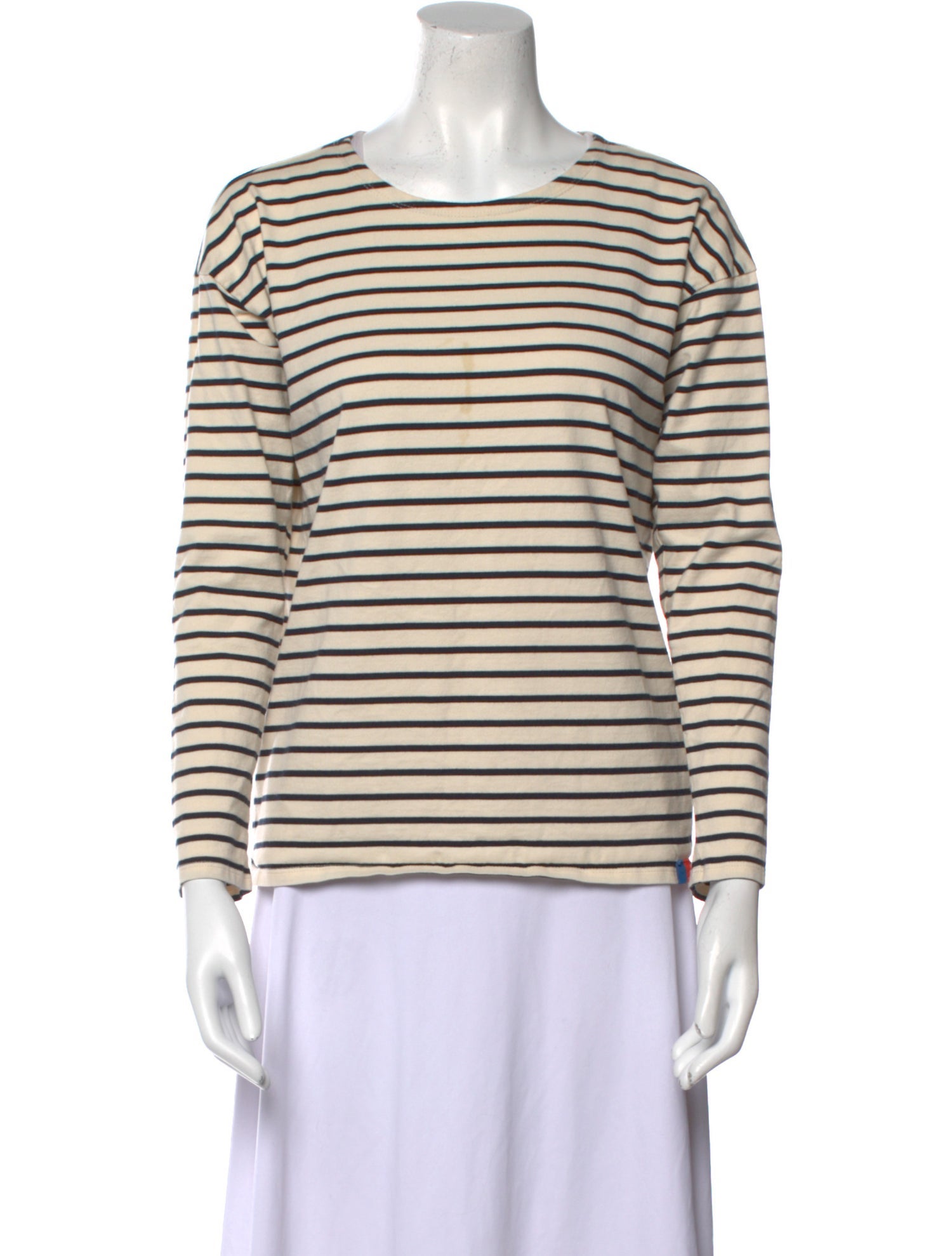 Kule Striped Crew Neck Top