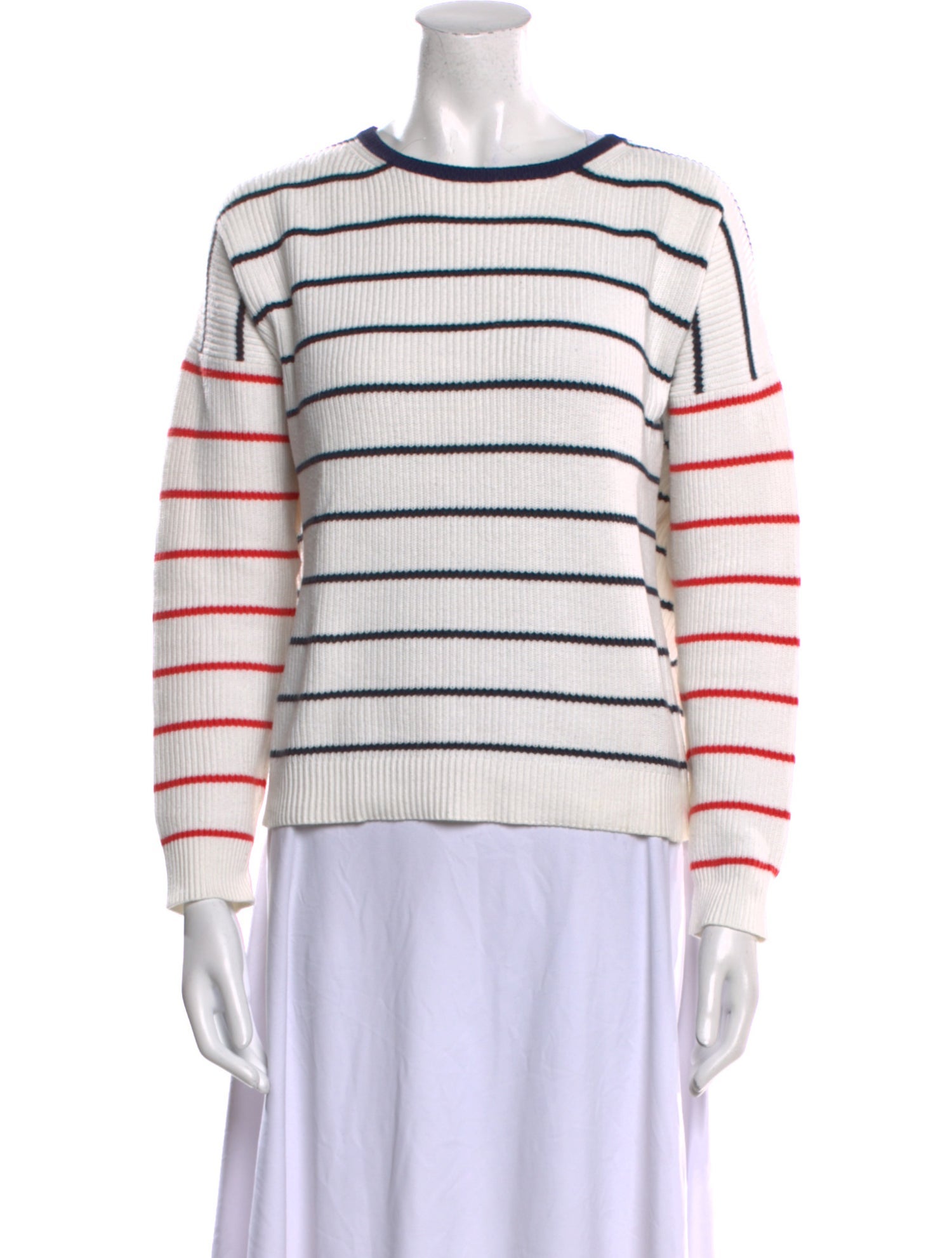 Kule Striped Crew Neck Sweater