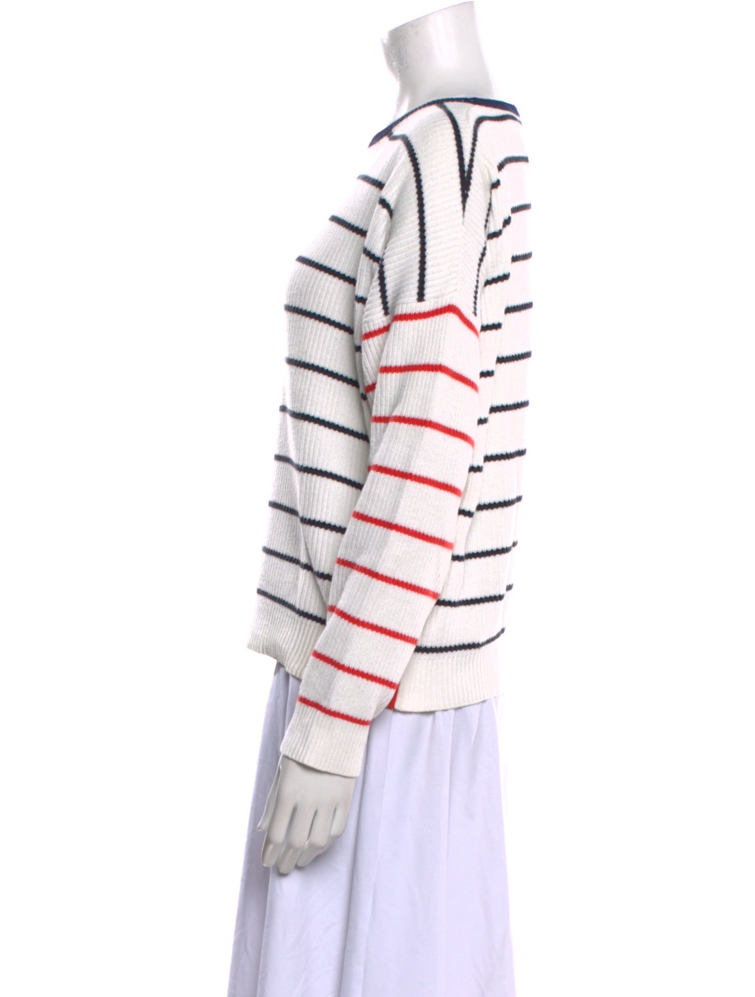 Kule Striped Crew Neck Sweater