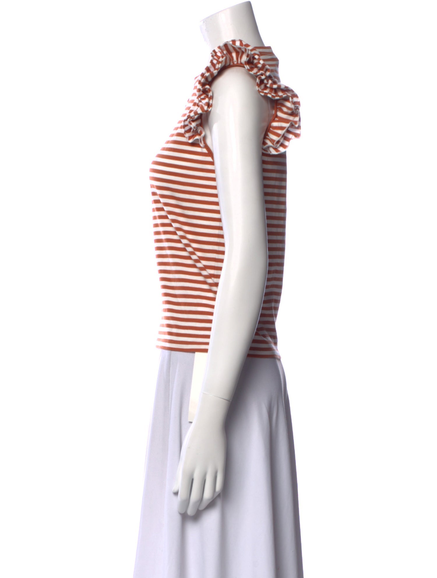 Kule Striped Crew Neck Top